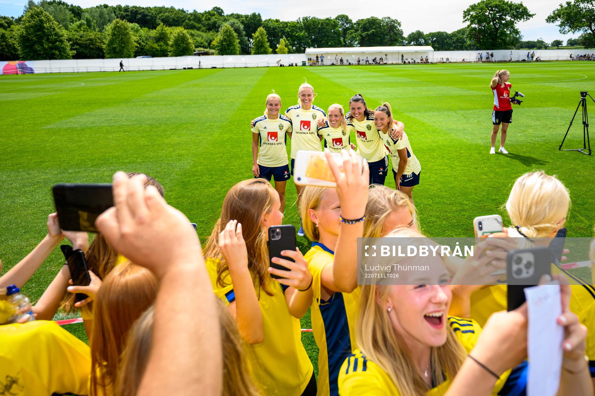 Amanda Nilden, Fridolina Rolfö, Olivia Schough, goalkeeper