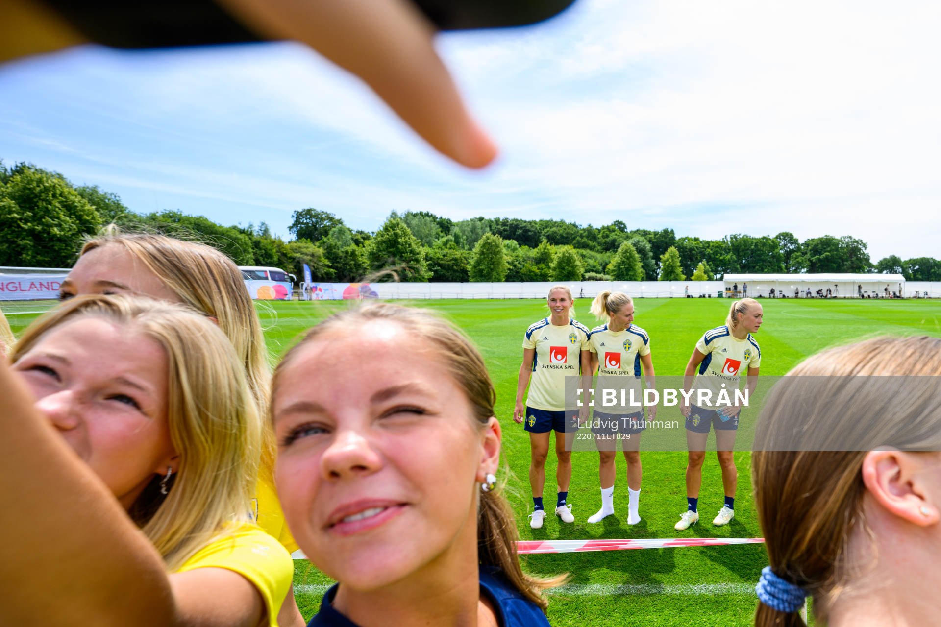 Jonna Andersson, Rebecka Blomqvist and Hanna Bennison of