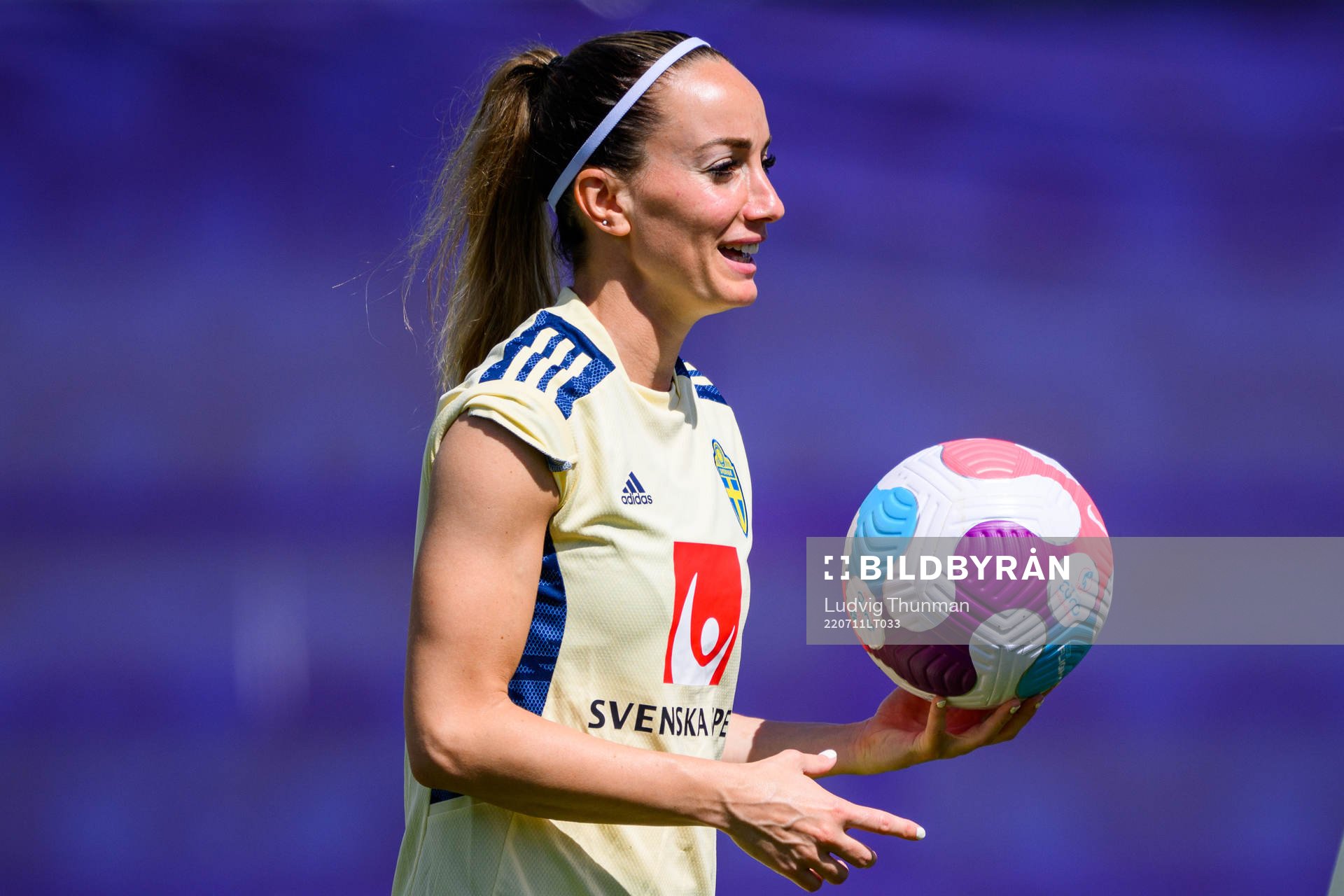 Kosovare Asllani of the Swedish women's national football