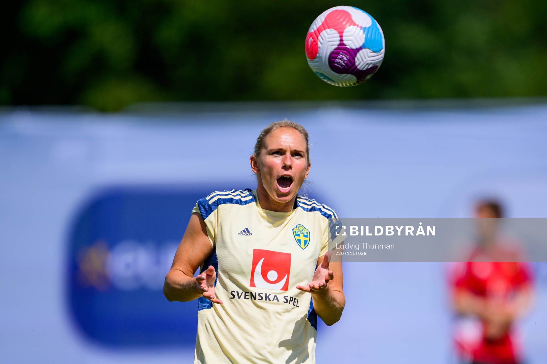 Jonna Andersson of the Swedish women's national football