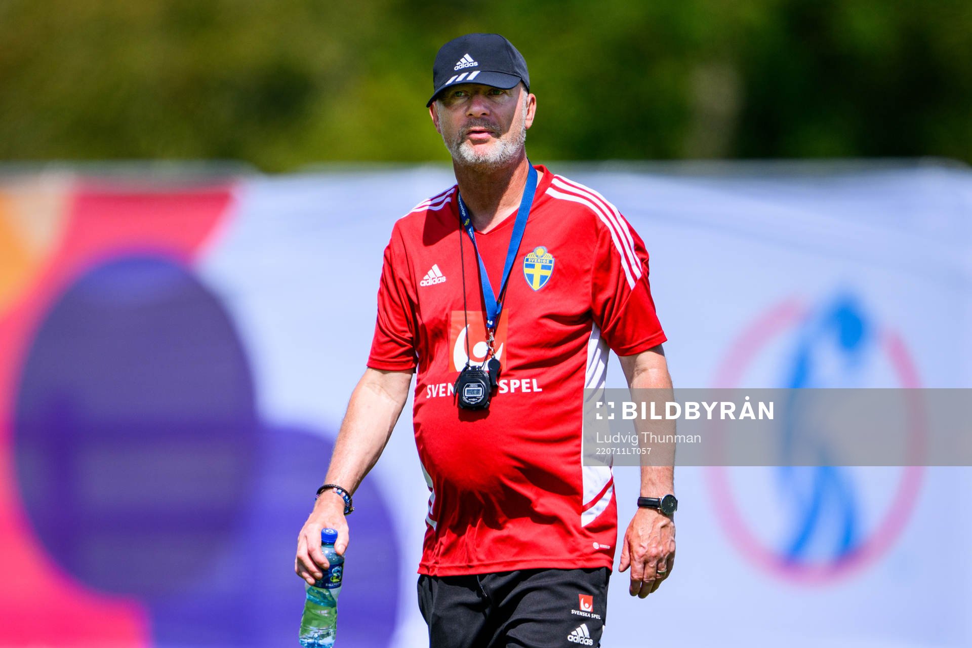 Peter Gerhardsson, head coach of the Swedish women's