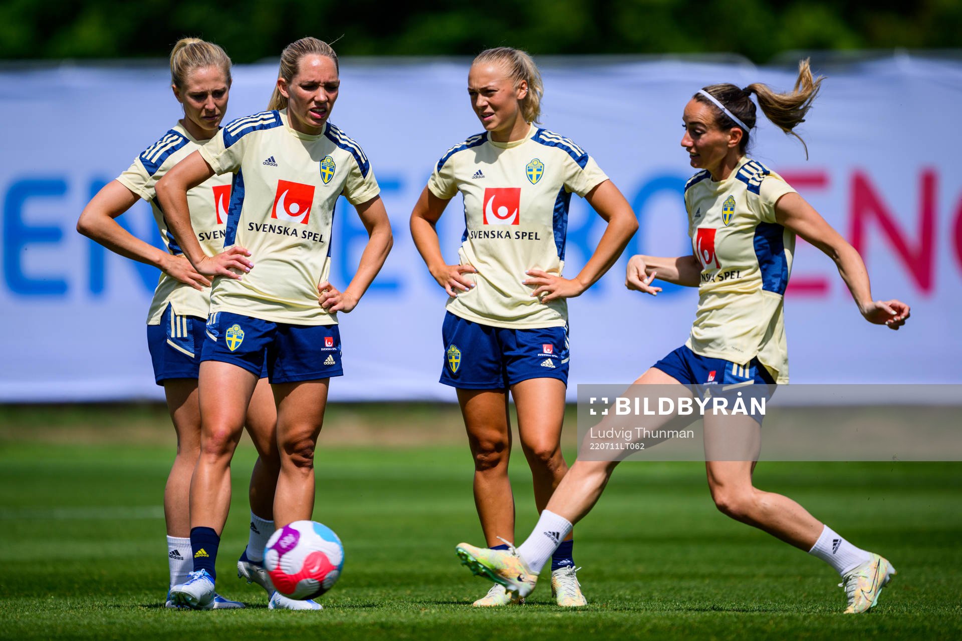 Rebecka Blomqvist, Elin Rubensson, Hanna Bennison and