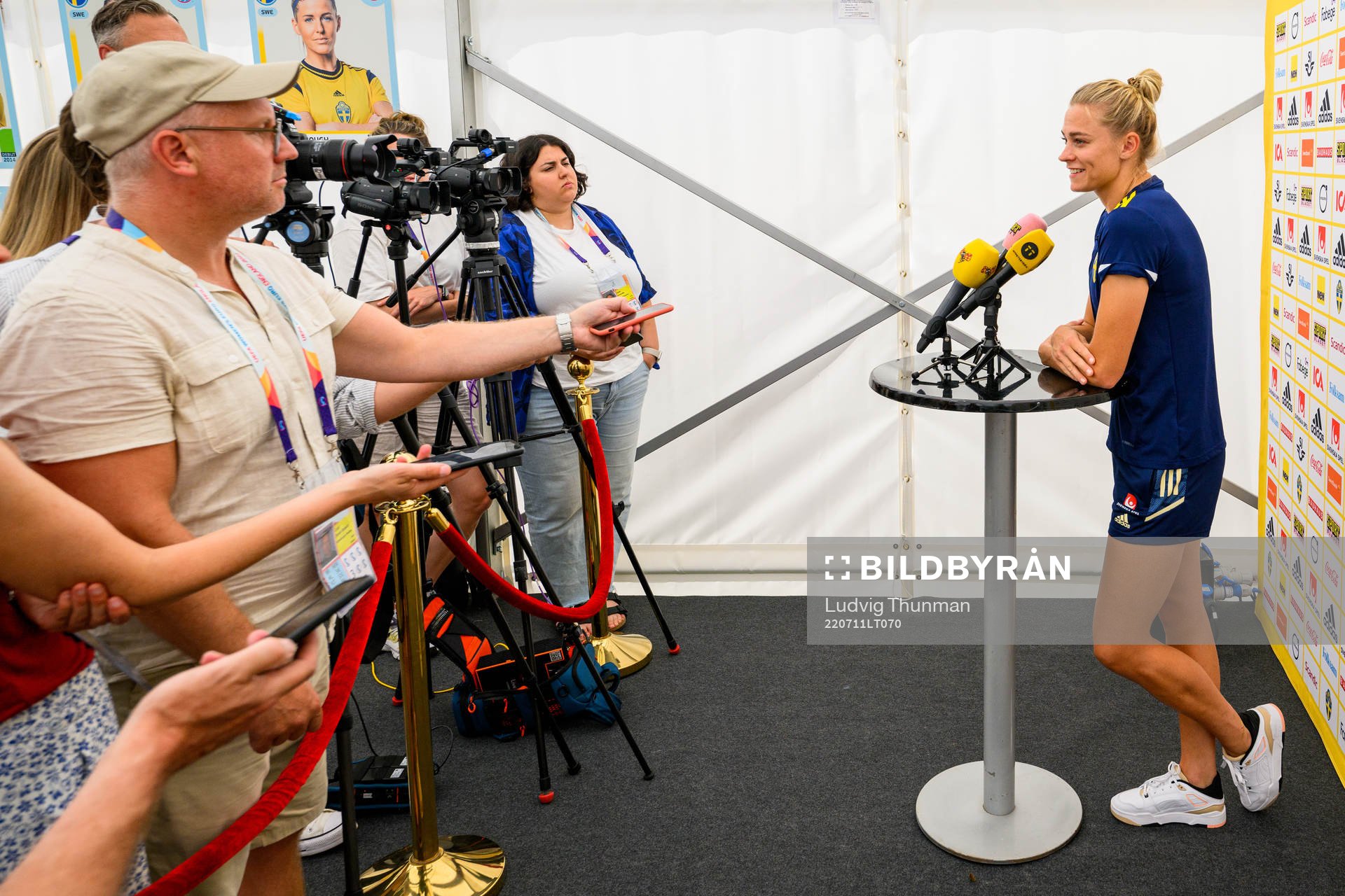 Fridolina Rolfö of the Swedish women's national football