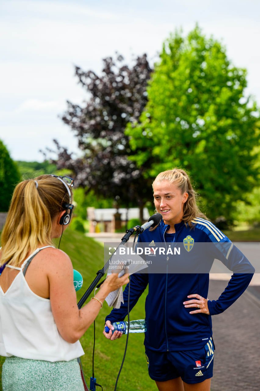 Filippa Angeldahl of the Swedish women's national football