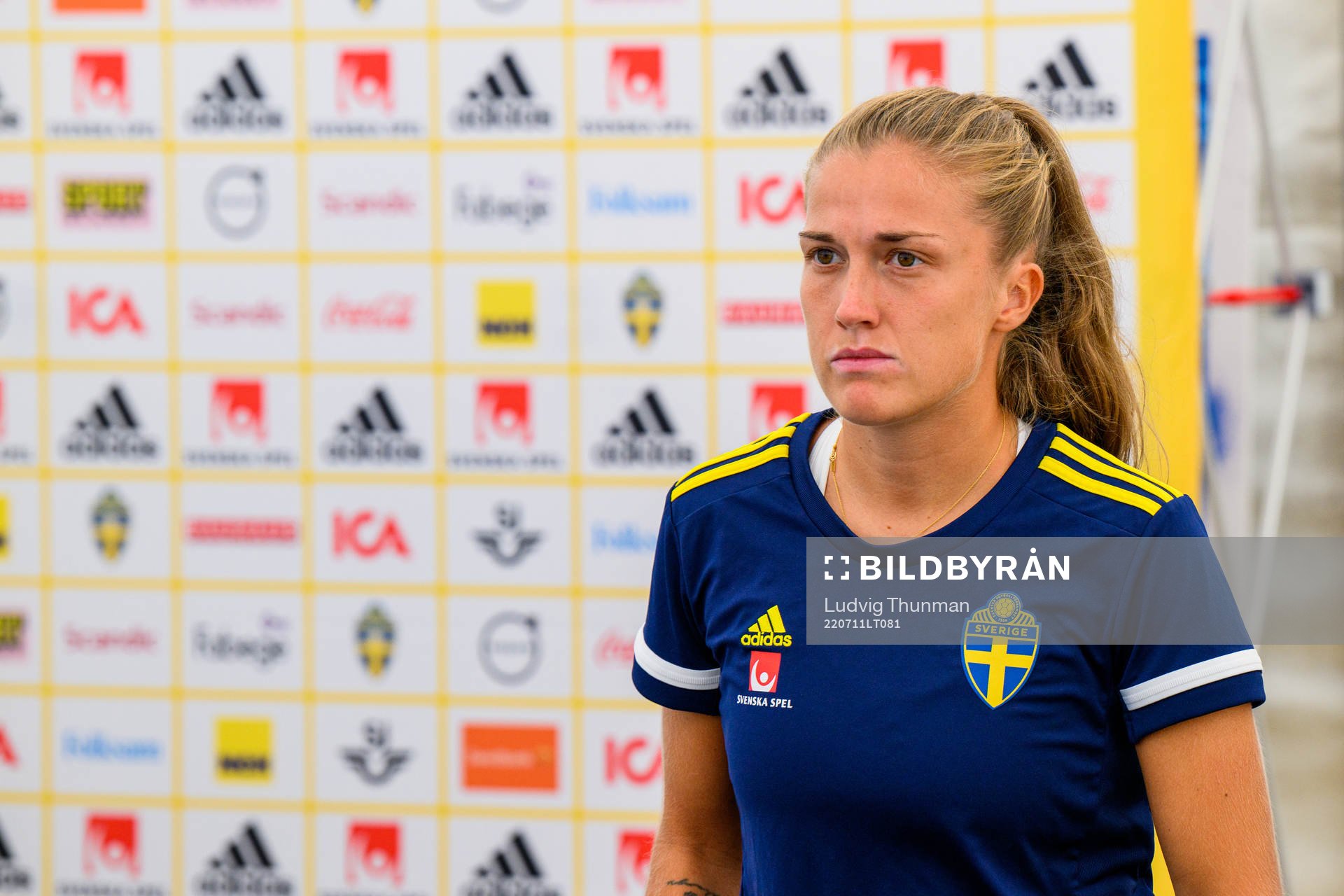 Filippa Angeldahl of the Swedish women's national football