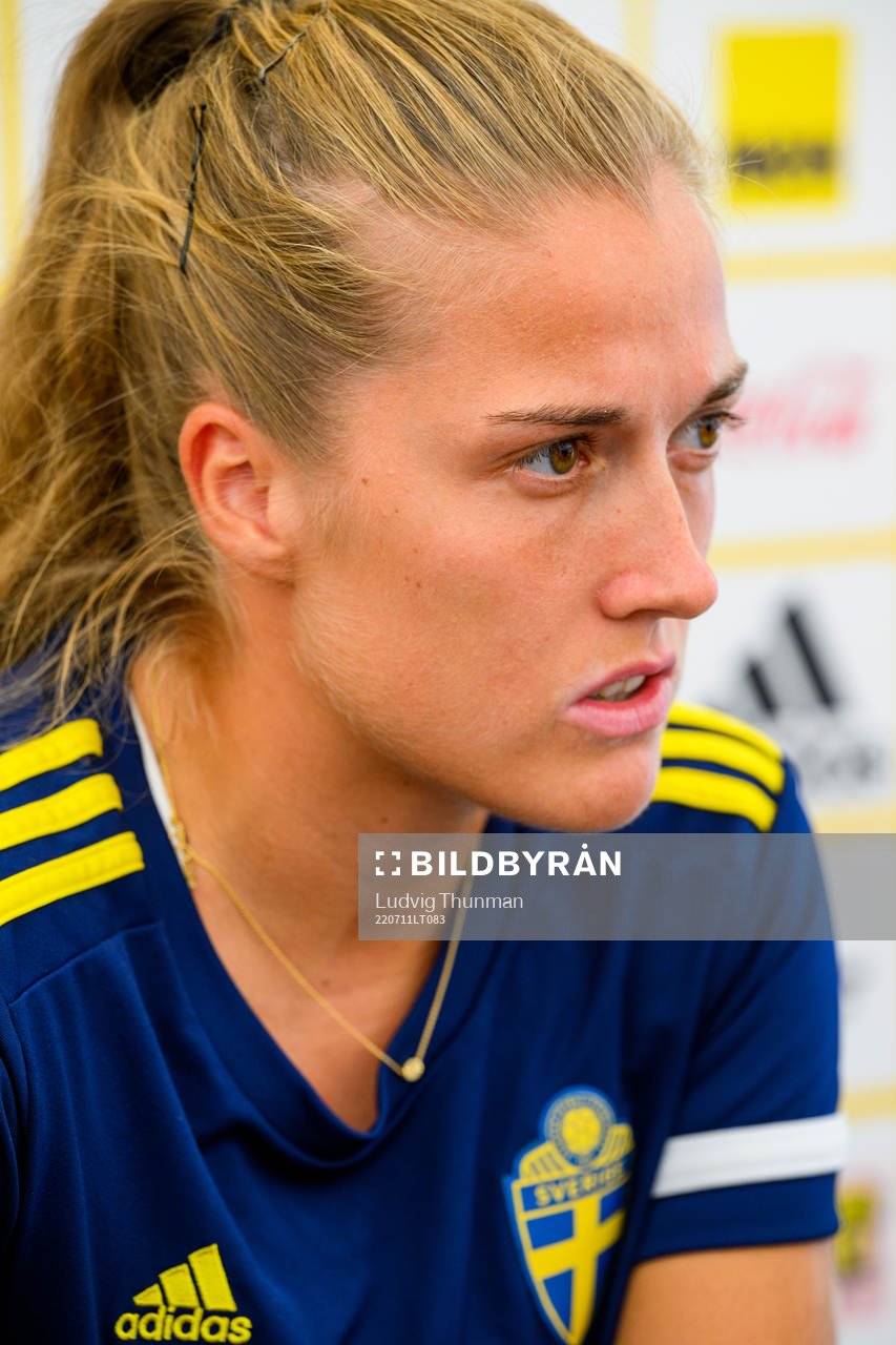 Filippa Angeldahl of the Swedish women's national football