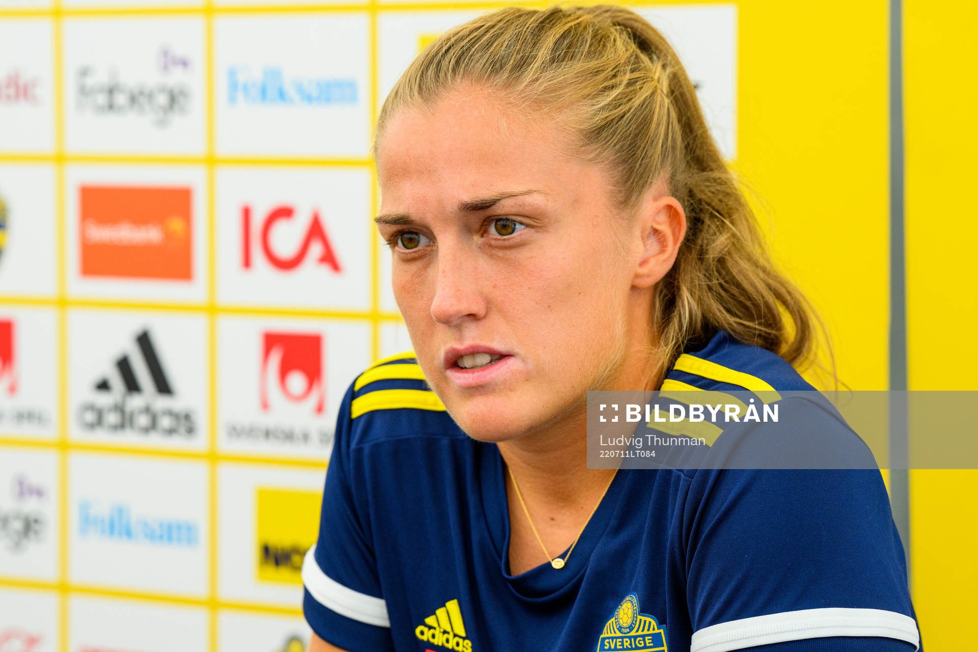 Filippa Angeldahl of the Swedish women's national football