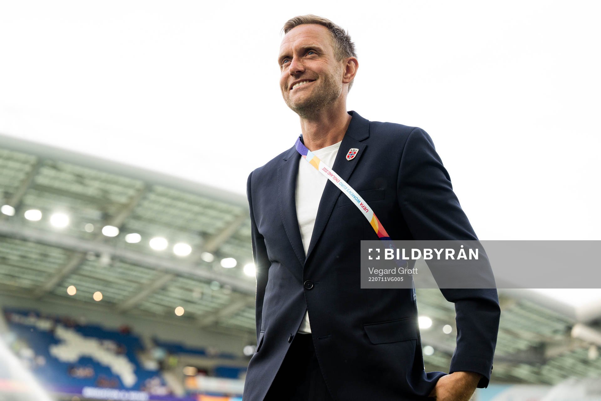 Head coach Martin Sjögren of Norway
