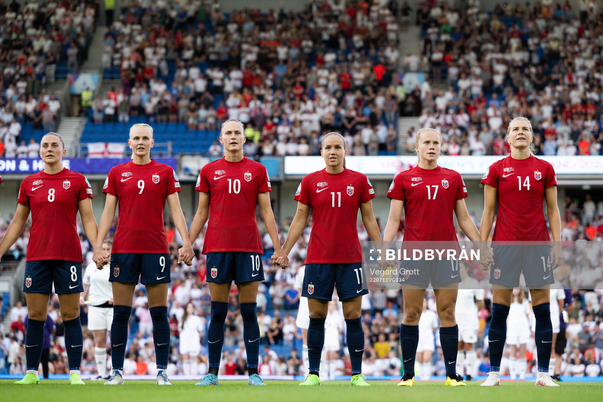 Vilde Bøe Risa, Karina Sævik, Caroline Graham Hansen,