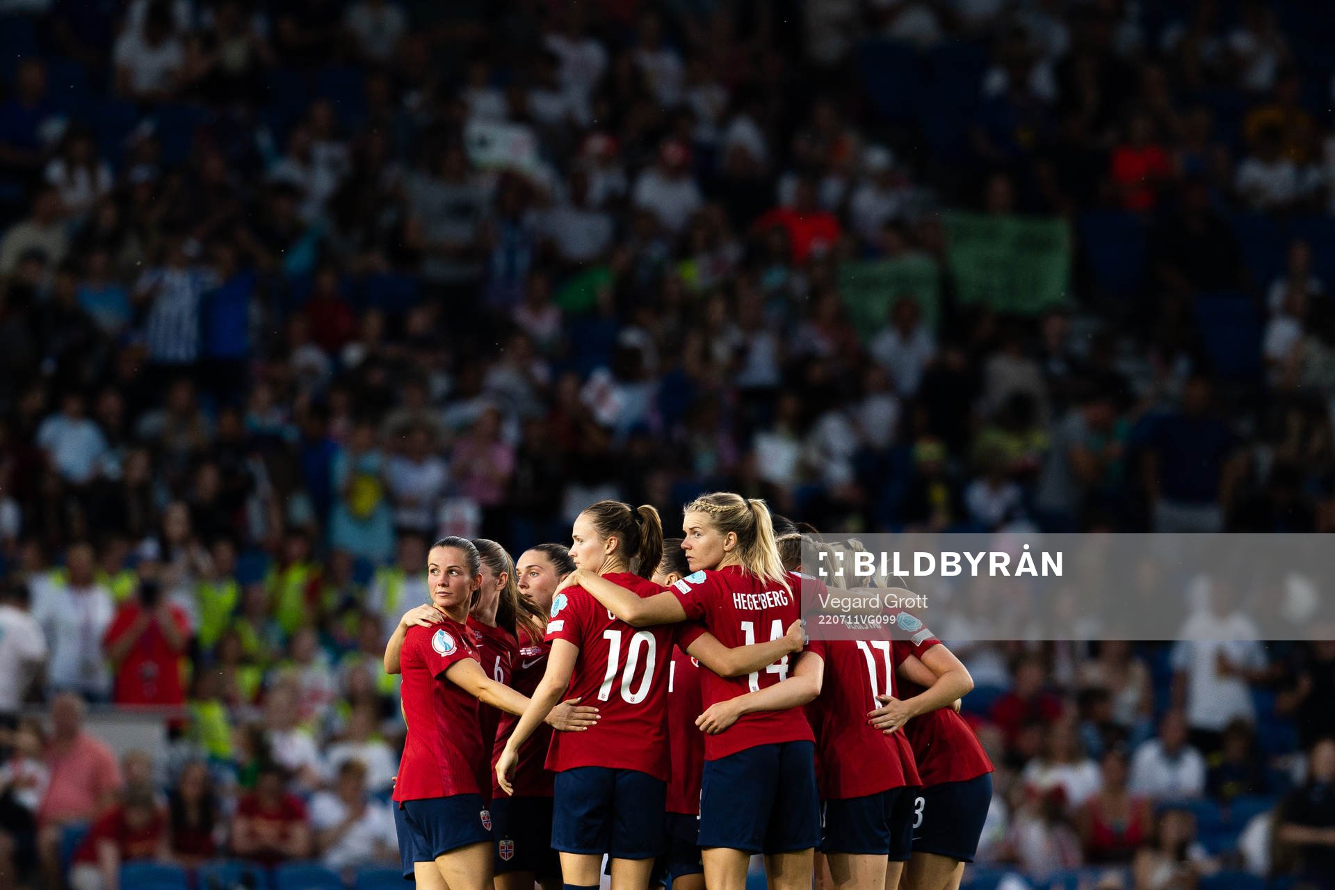 Tuva Hansen, Caroline Graham Hansen and Ada Hegerberg of