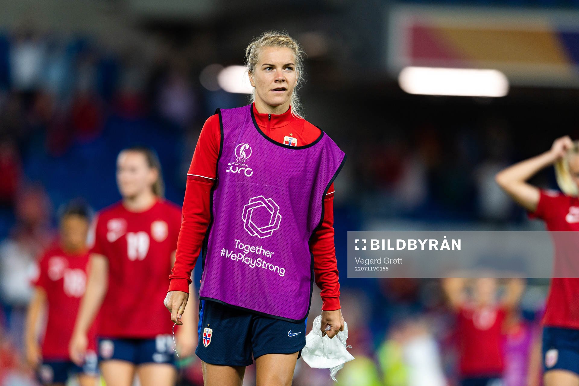 Ada Hegerberg  of Norway looks dejected