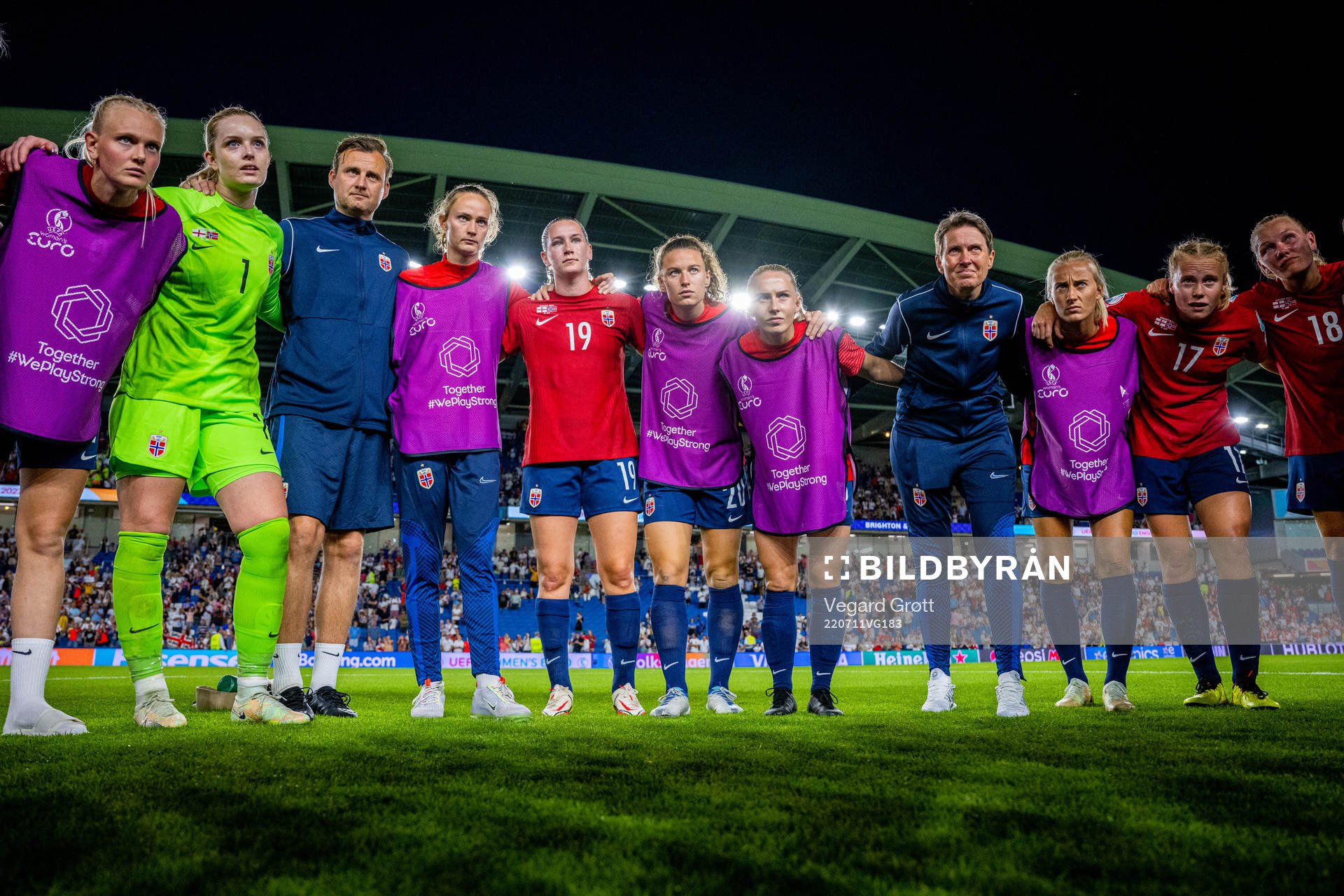 Karina Sævik, goalkeeper Guro Pettersen, goalkeeper coach