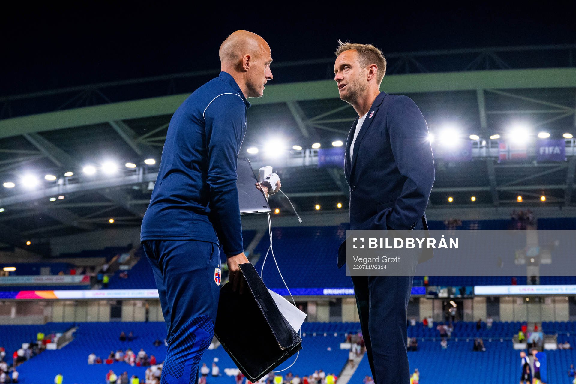 Anders Jacobson, assistant coach, and Martin Sjögren, head
