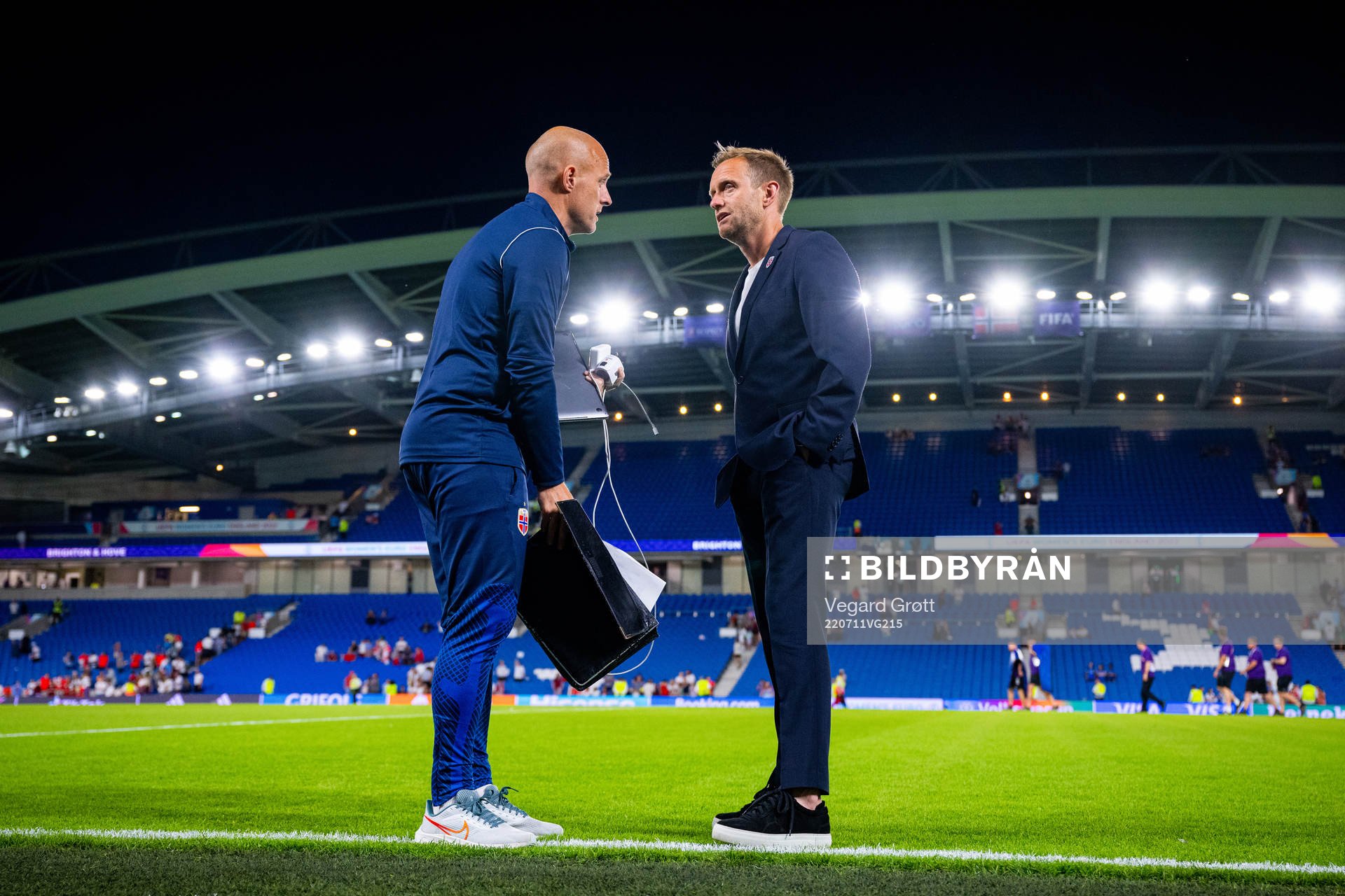 Anders Jacobson, assistant coach, and Martin Sjögren, head