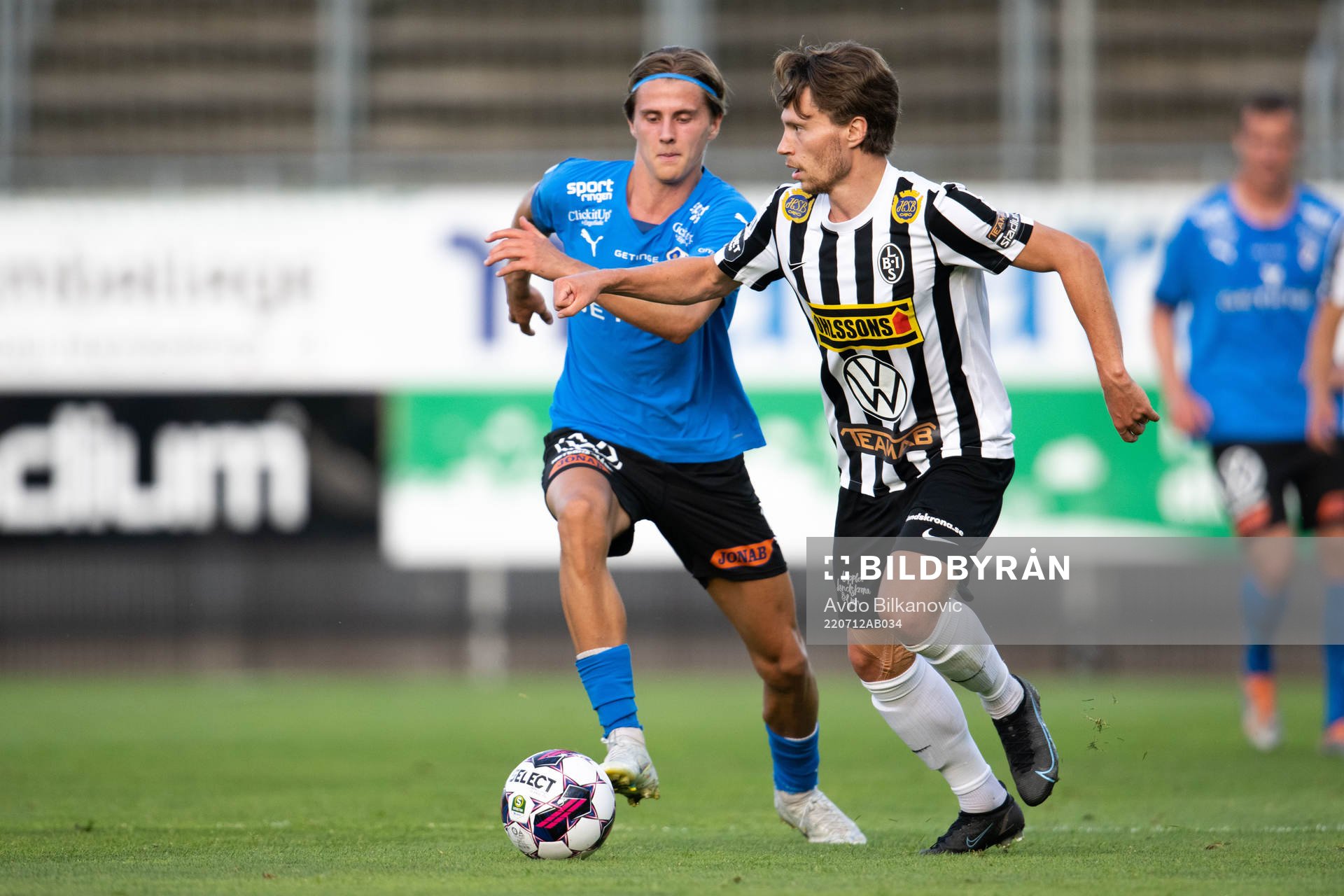 Landskronas Filip Ottosson och Halmstads Erik Ahlstrand