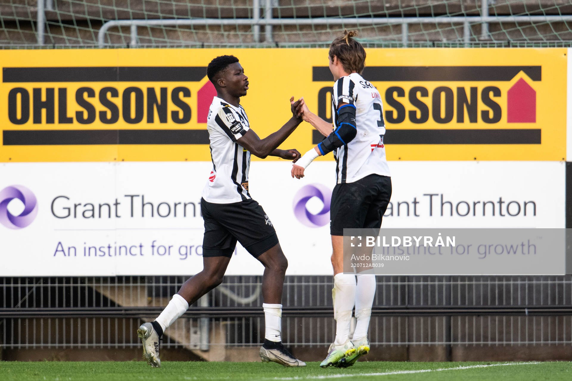 Landskronas Ousmane Diawara jublar