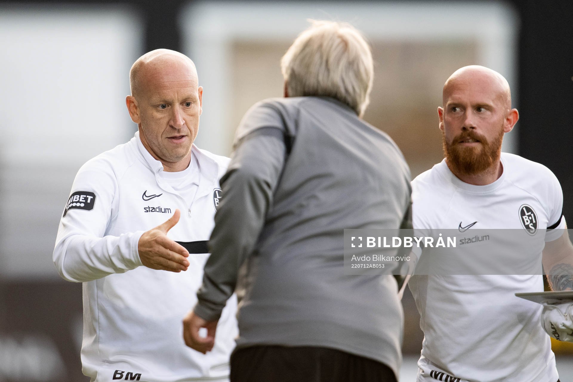tränare Billy Magnusson och assisterande tränare Max