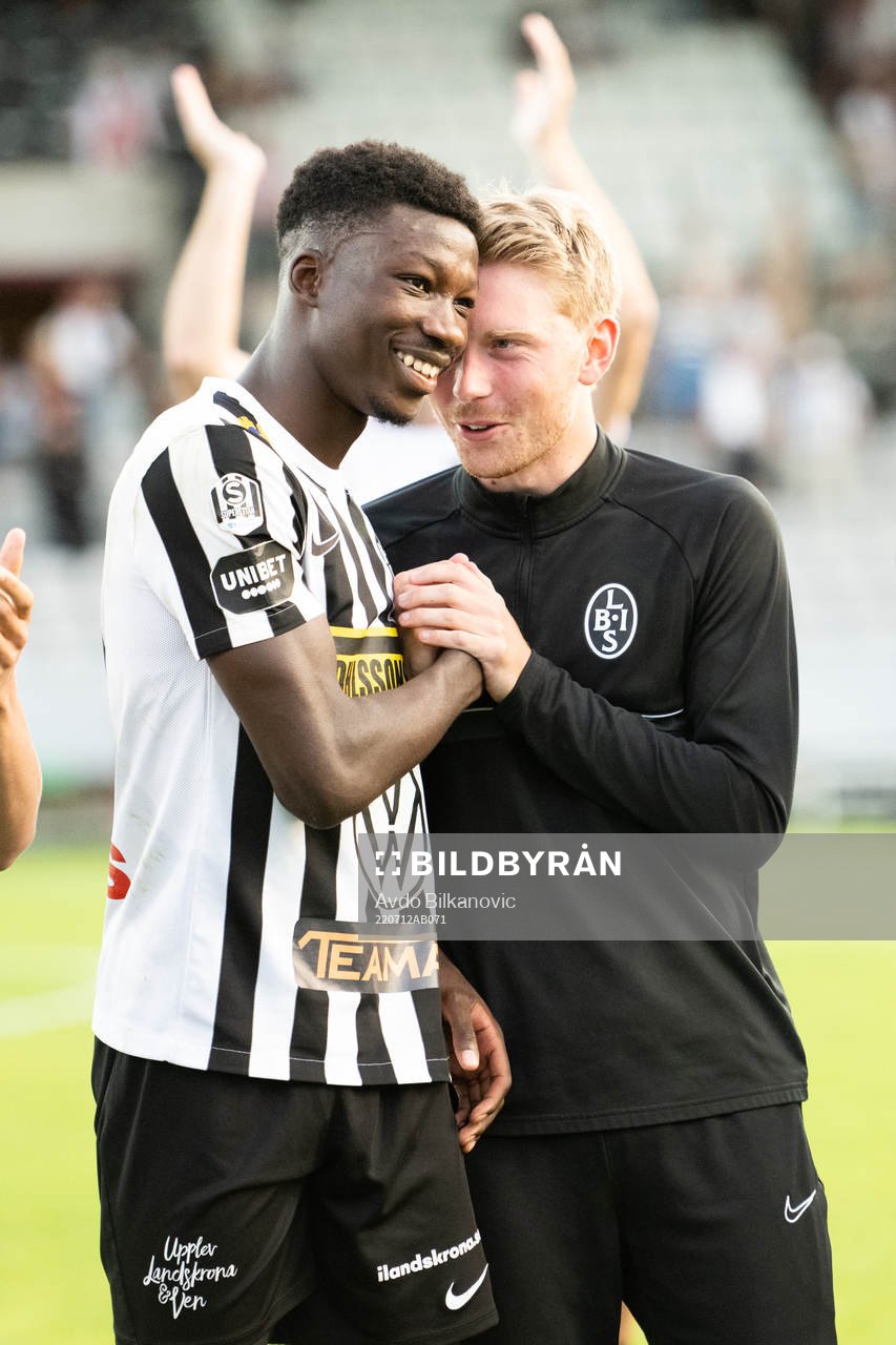 Landskronas Ousmane Diawara jublar