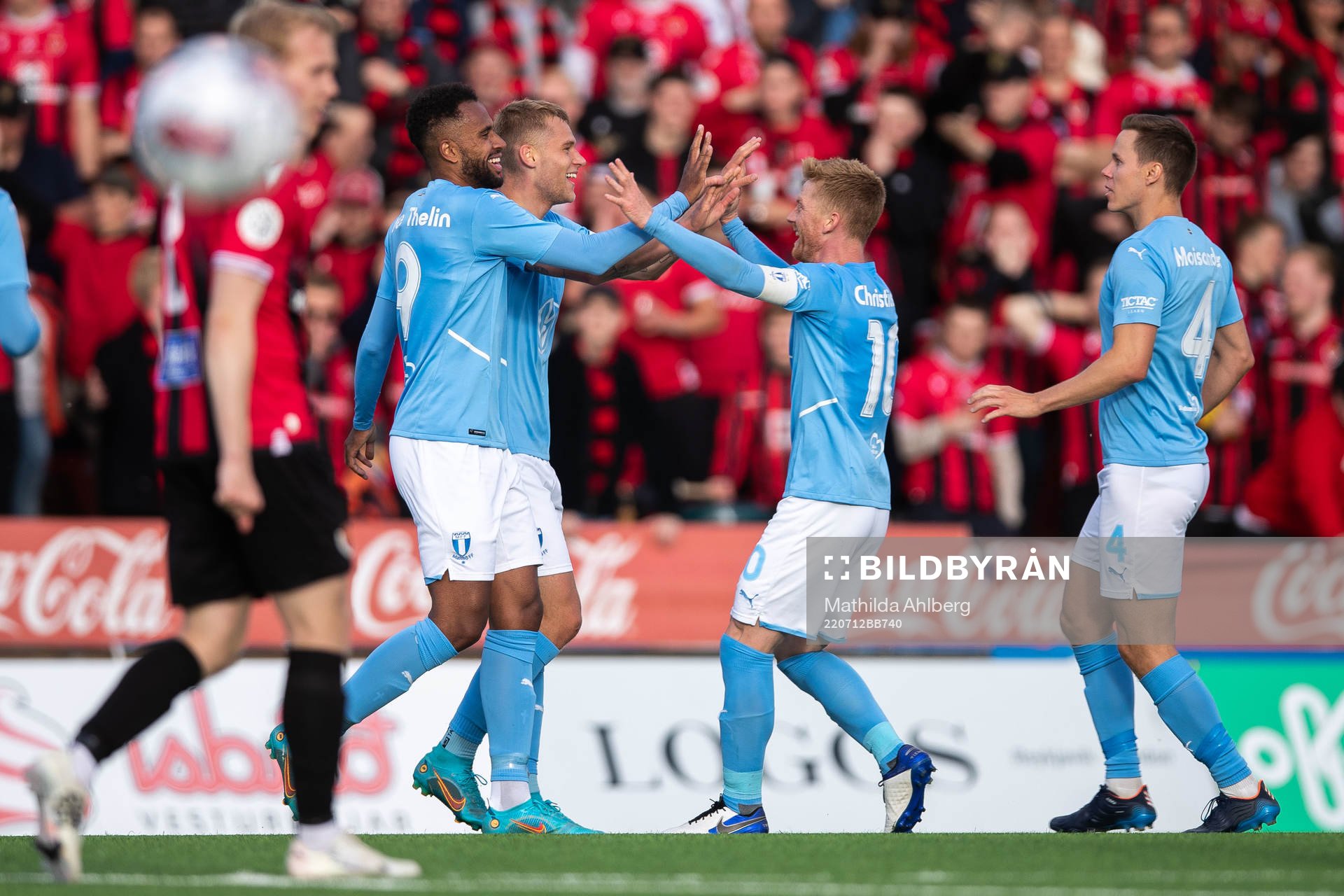 Felix Beijmo, Isaac Kiese Thelin and Anders Christiansen of