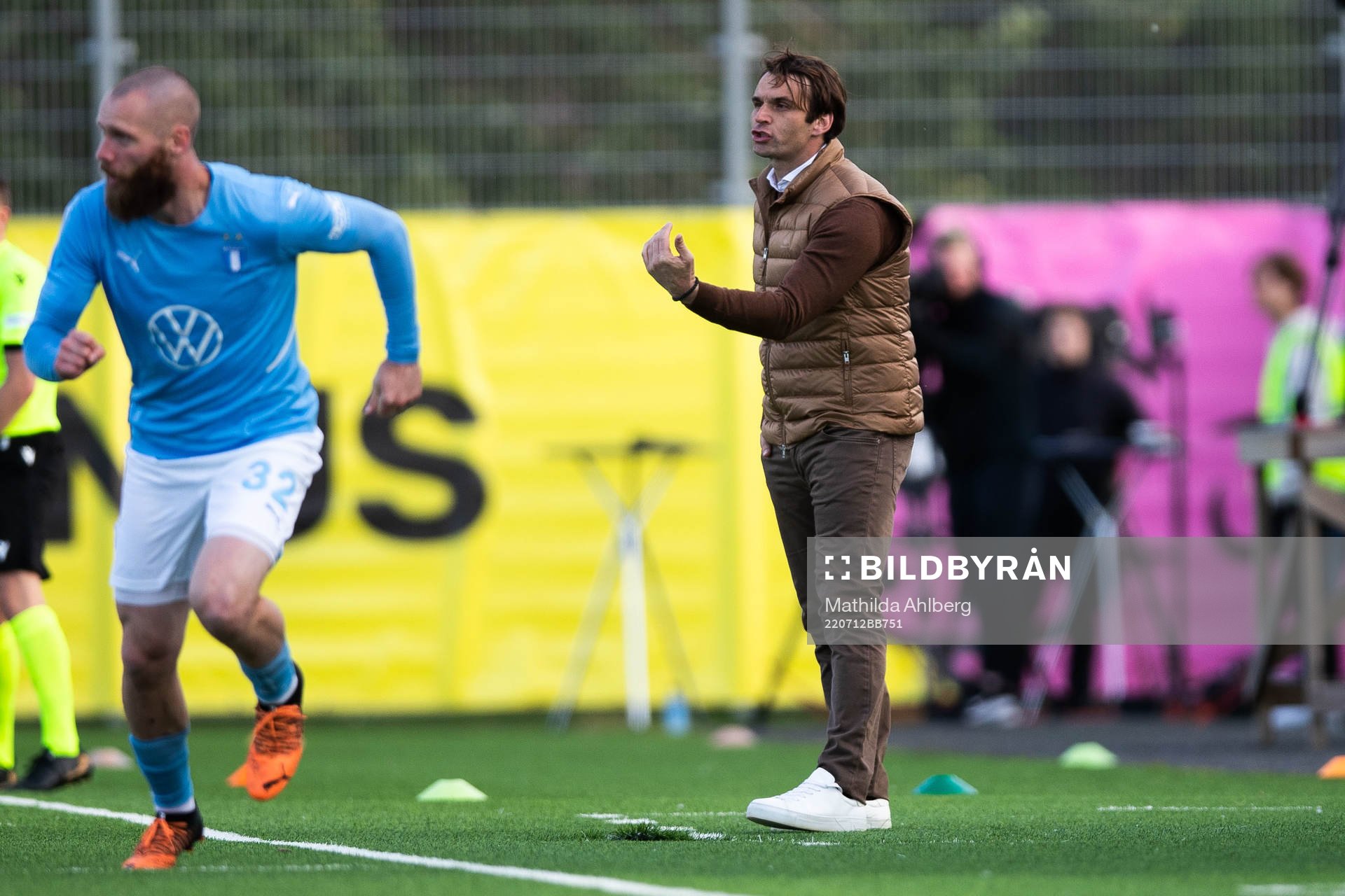 Milos Milojevic, head coach of Malmö FF