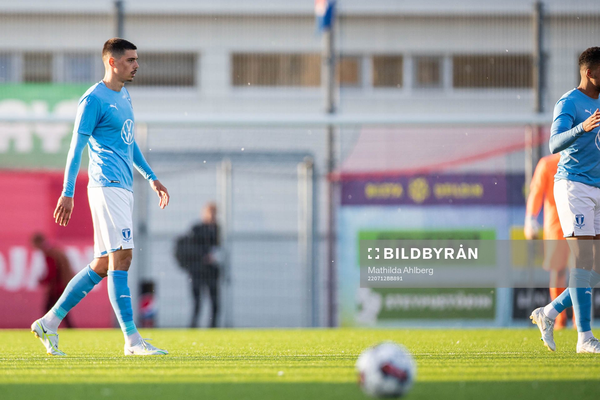 Dennis Hadzikadunic of Malmö FF looks dejected