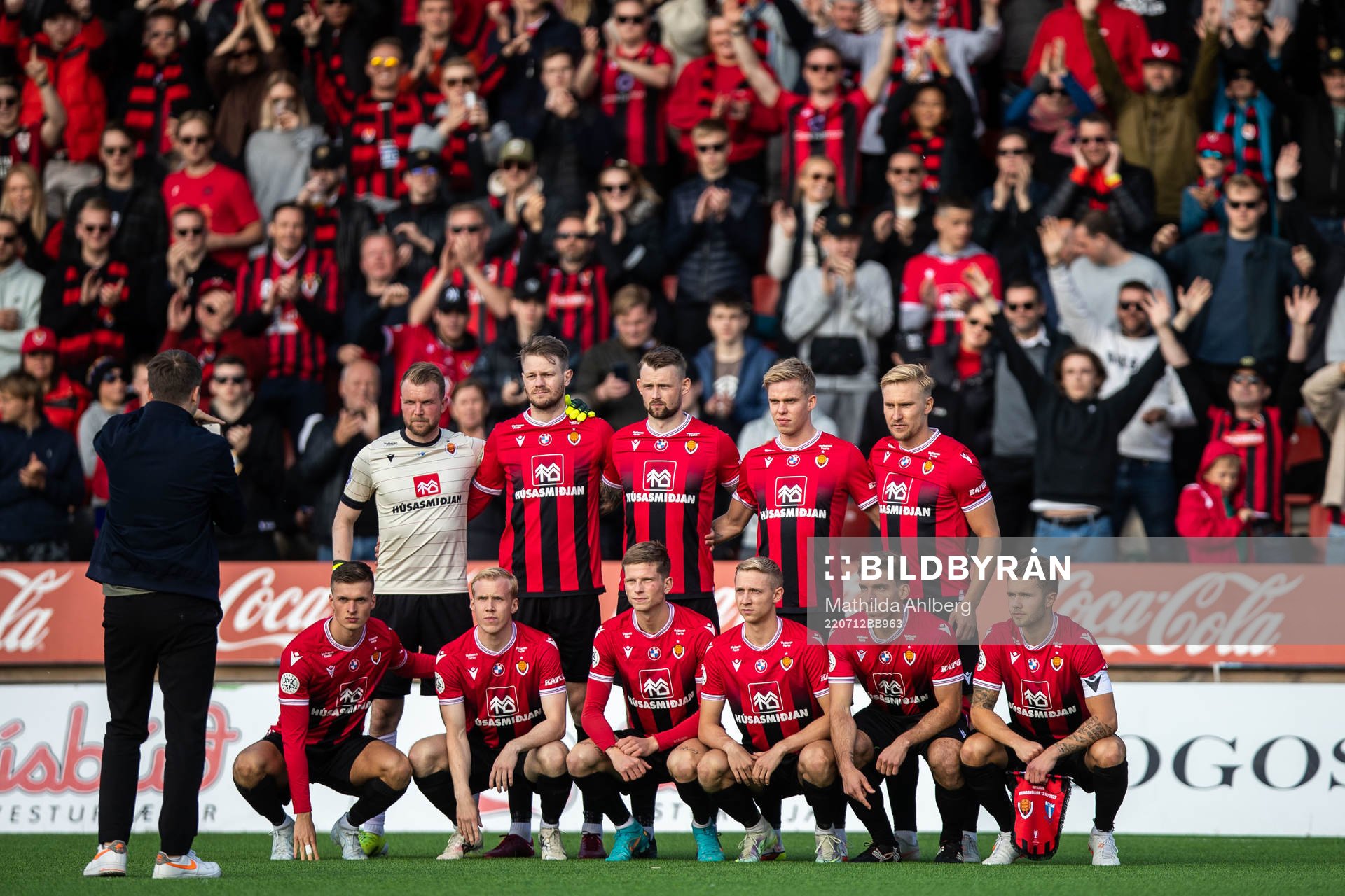 The starting eleven of Vikingur