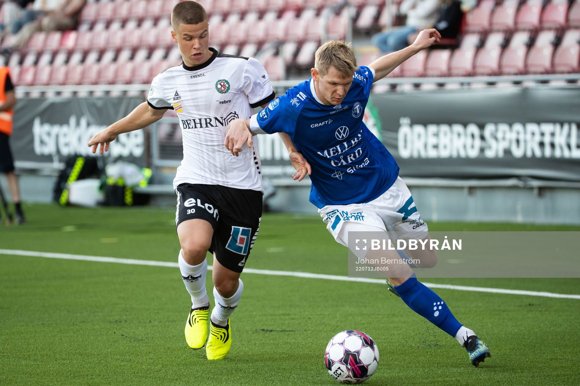 Örebros Samuel Dahl och Trelleborgs Fritiof Björken