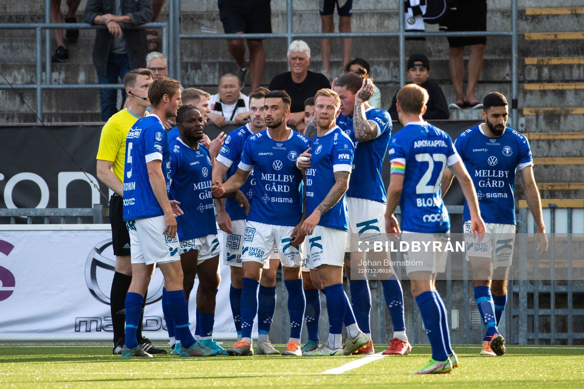 Trelleborgs Nicolas Mortensen jublar