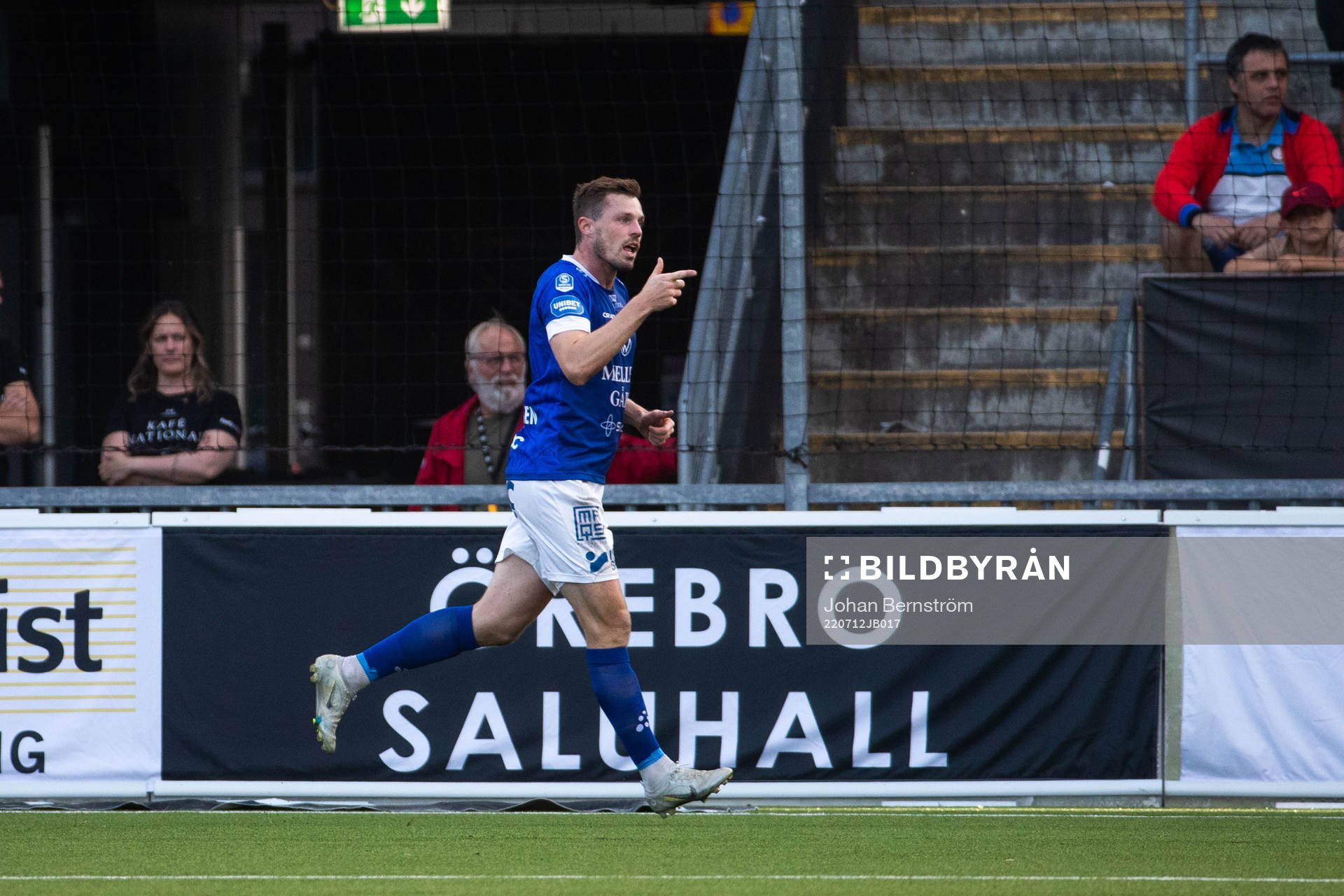 Trelleborgs Nicolas Mortensen jublar
