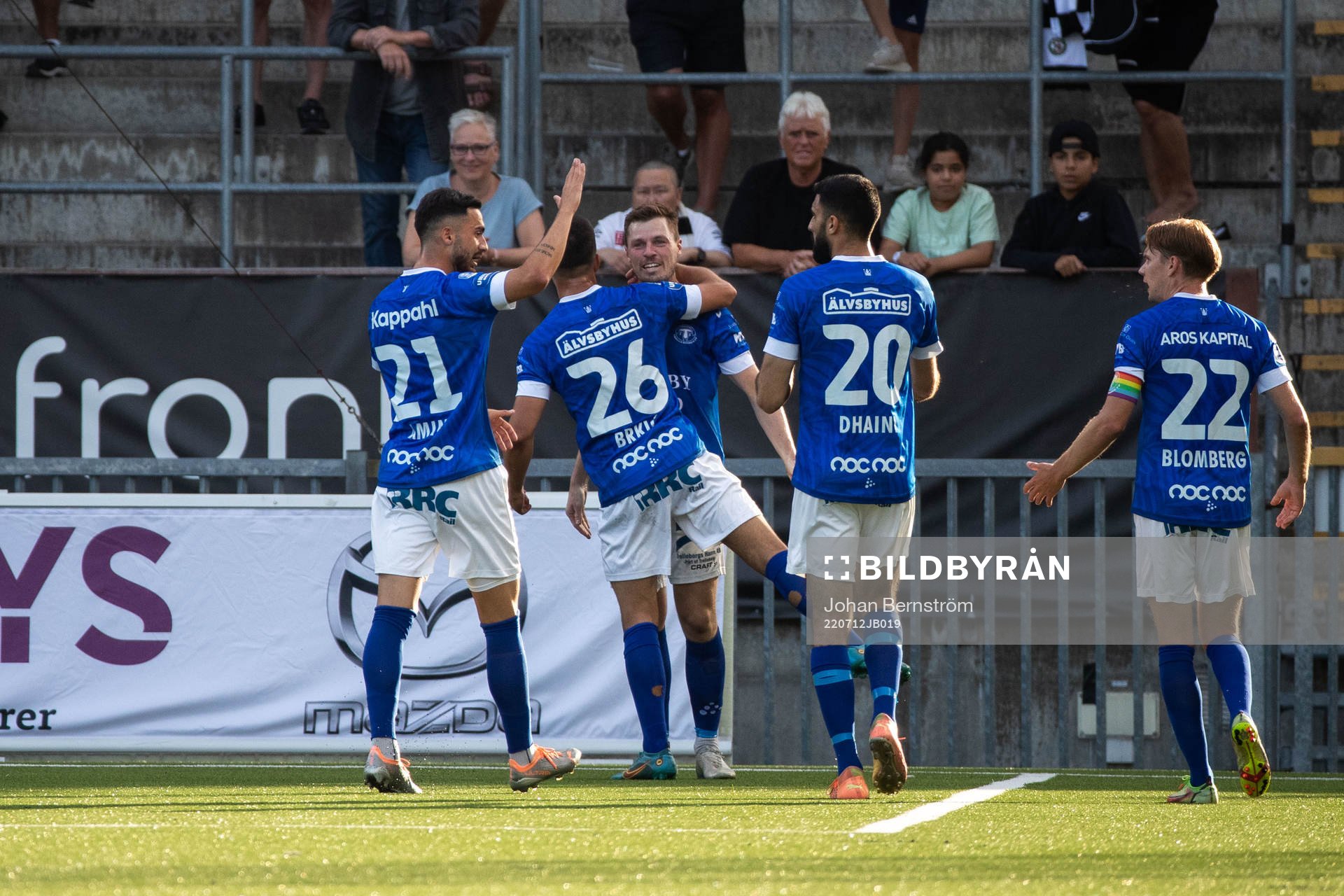 Trelleborgs Nicolas Mortensen jublar