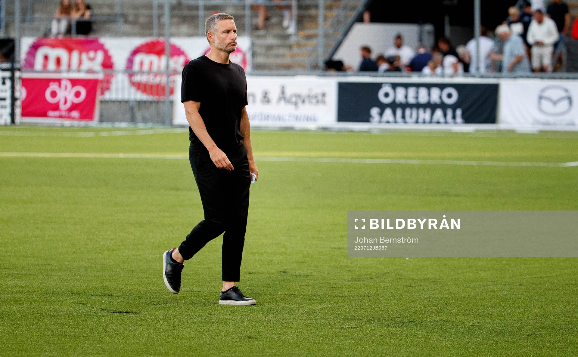 Örebros tränare Axel Kjäll deppar