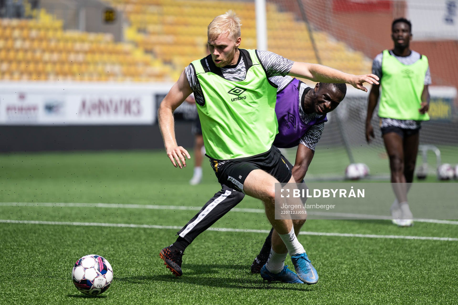 Sveinn Gudjohnsen och Maudo Lamine Jarjué