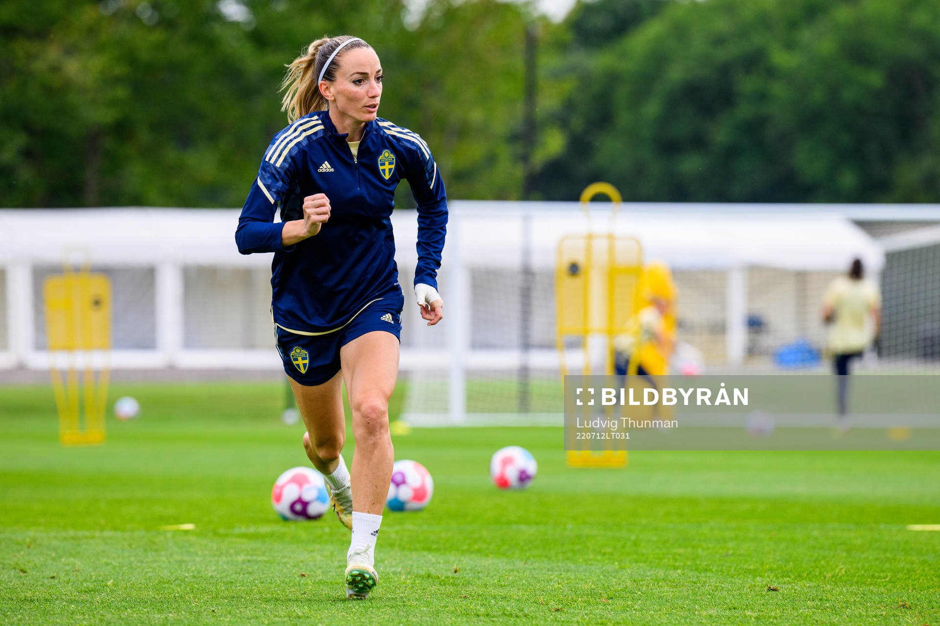 Kosovare Asllani of the Swedish women's national football