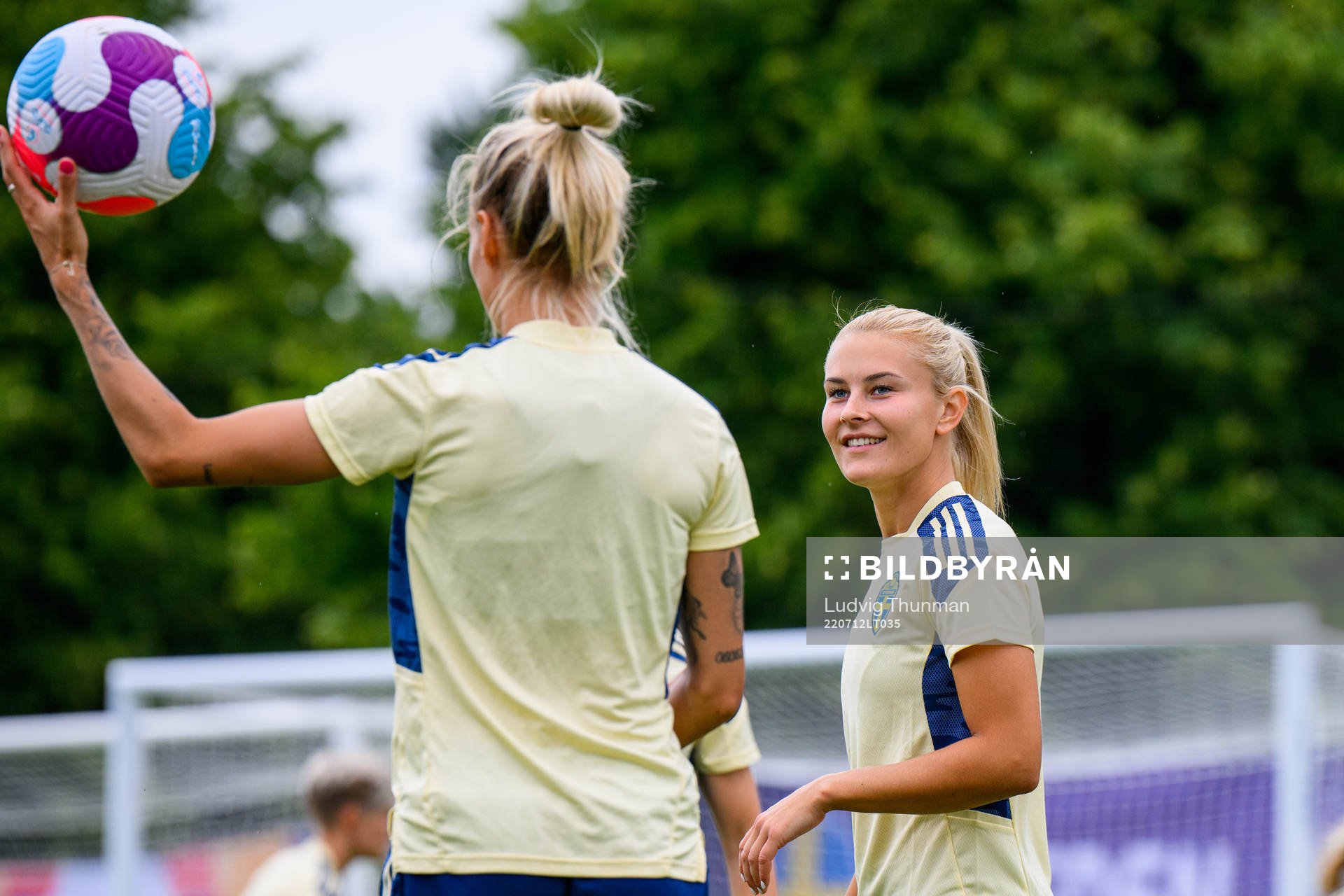 Amanda Nilden of the Swedish women's national football team