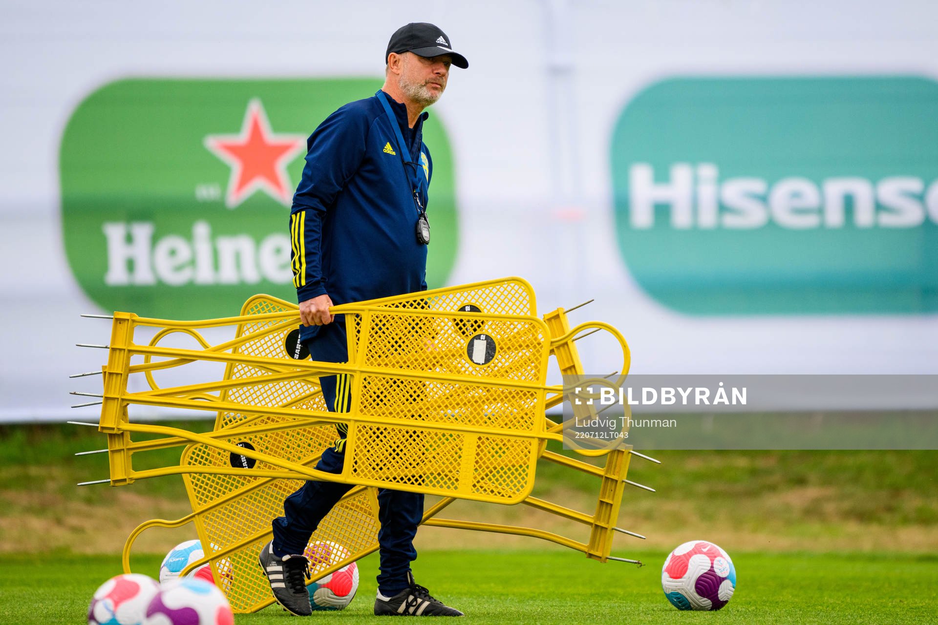 Peter Gerhardsson, head coach of the Swedish women's