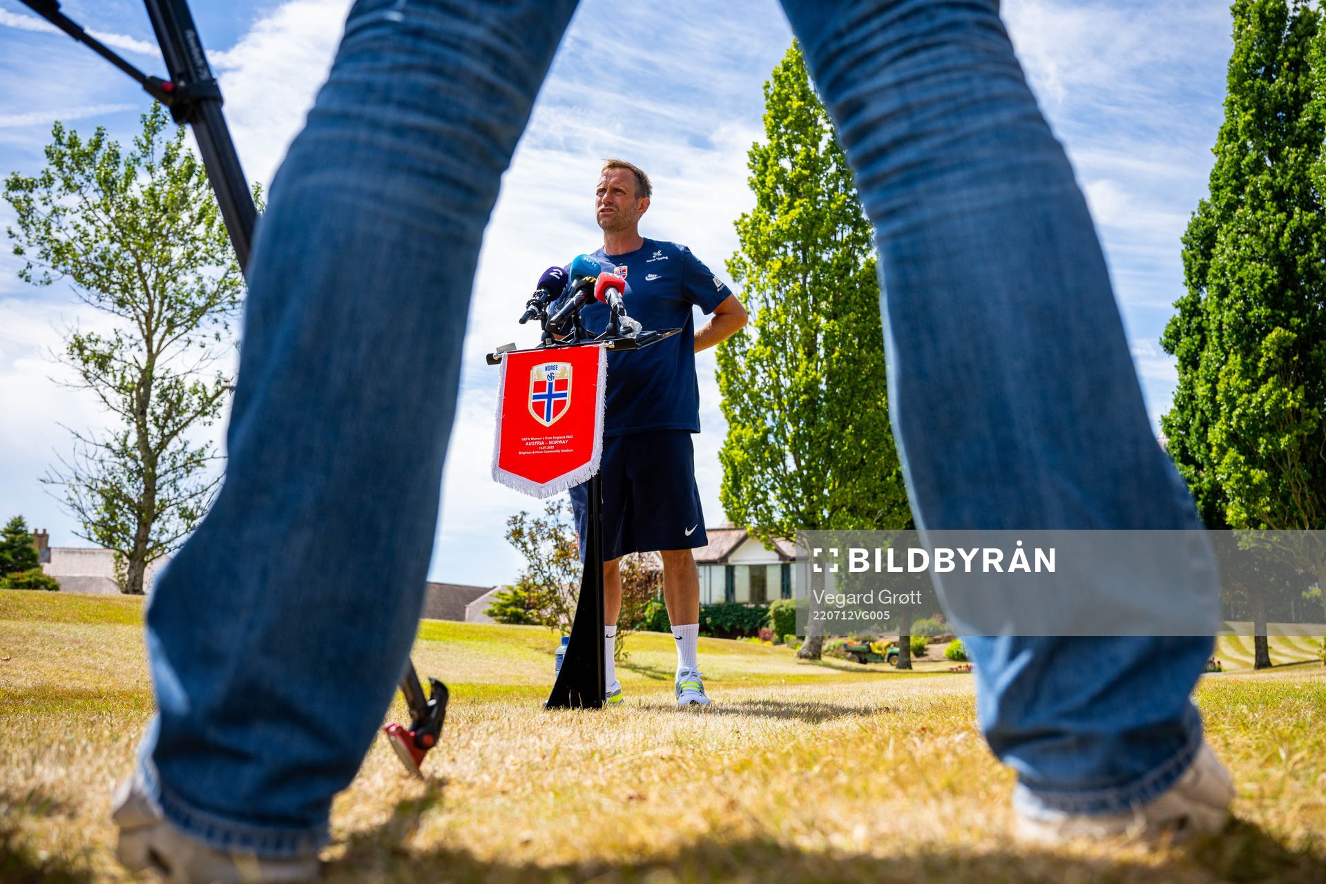 Martin Sjögren, head coach of the Norwegian national