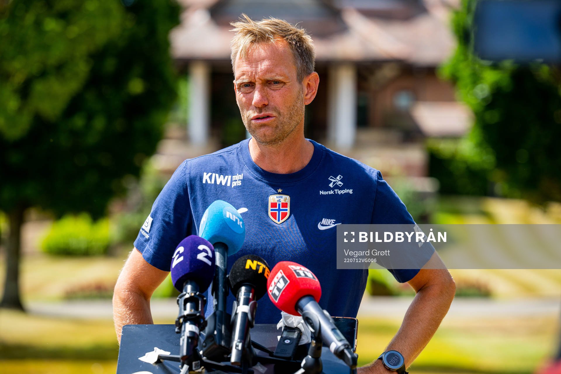 Martin Sjögren, head coach of the Norwegian national