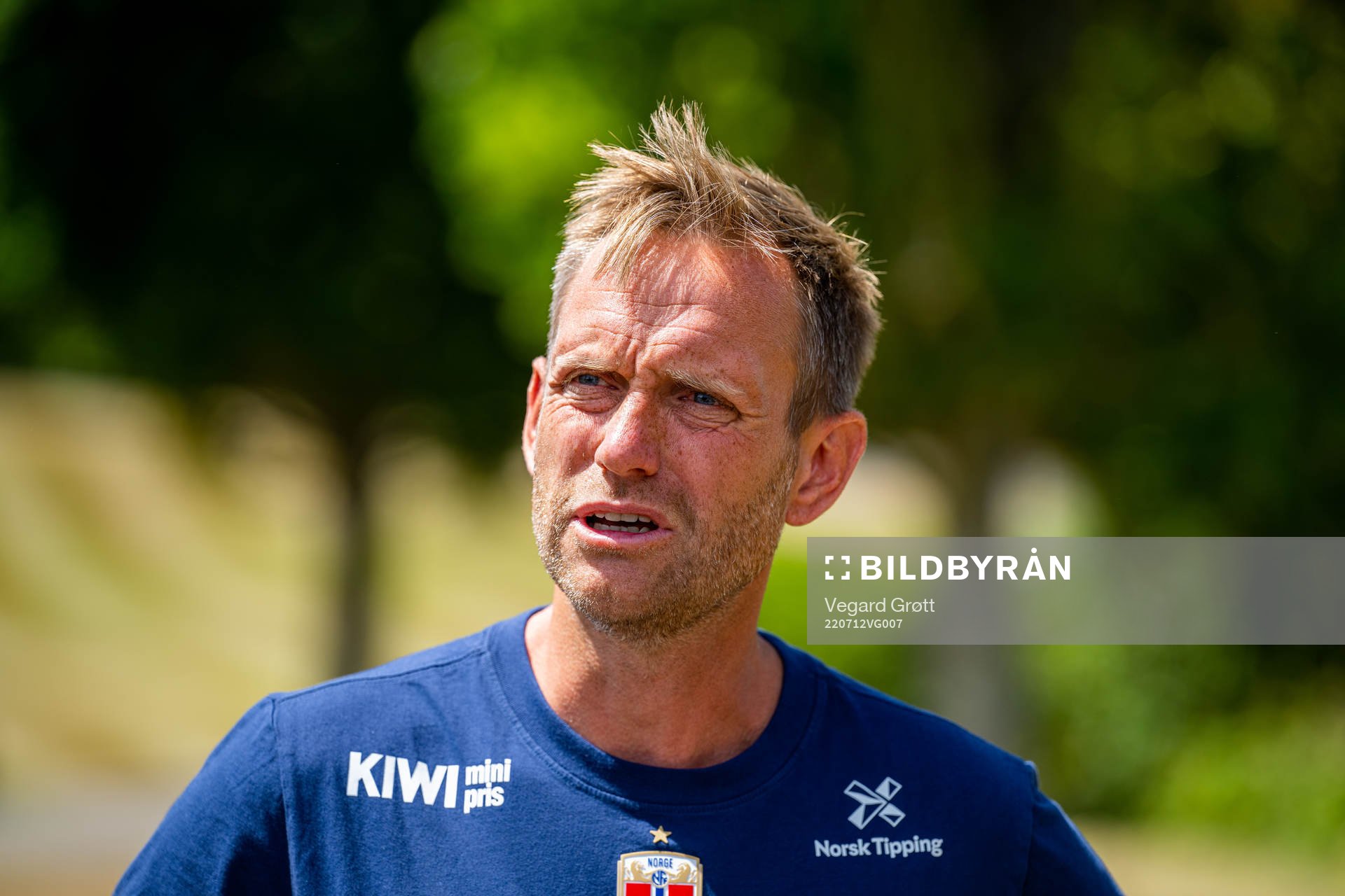 Martin Sjögren, head coach of the Norwegian national