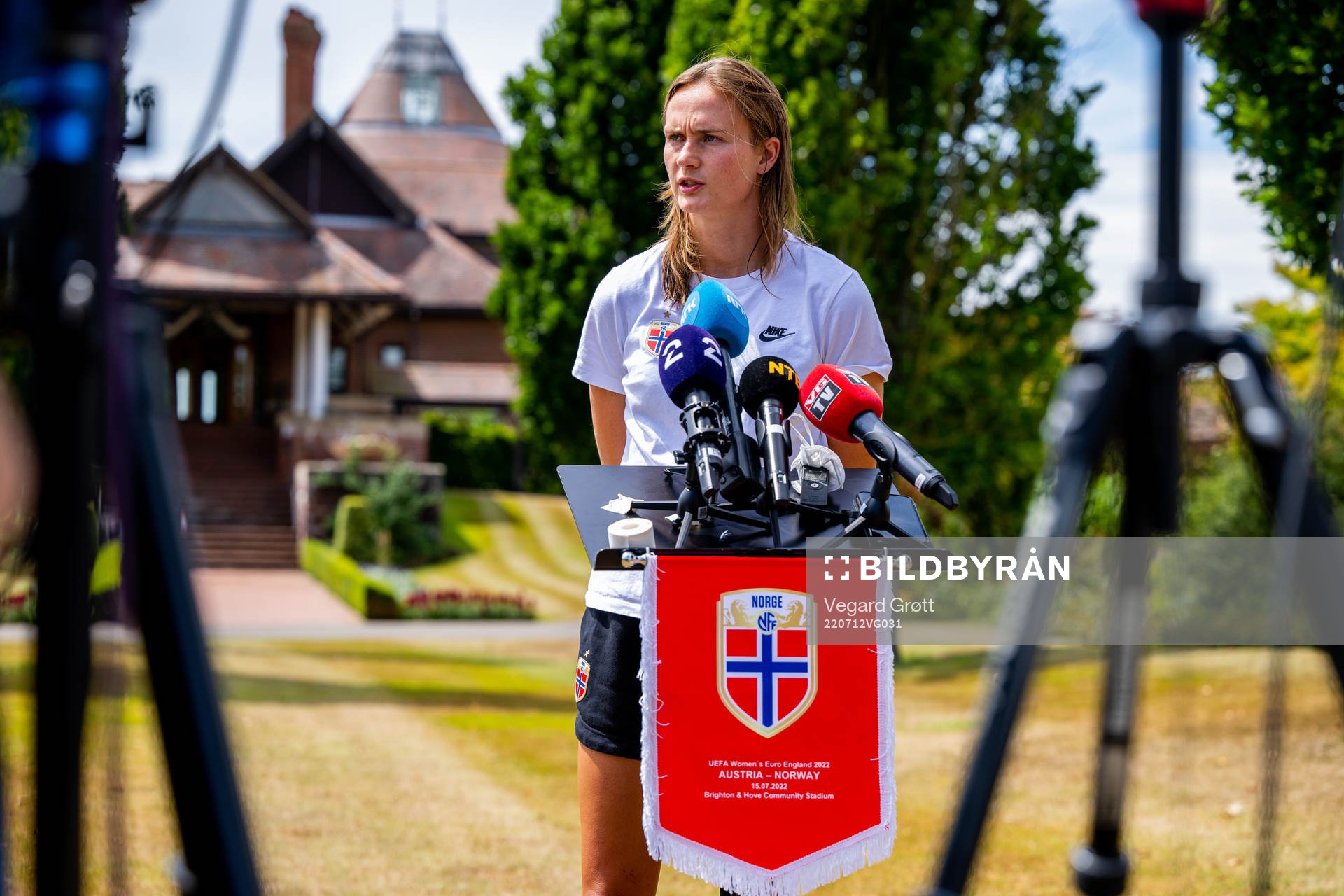Caroline Graham Hansen of the Norwegian national football