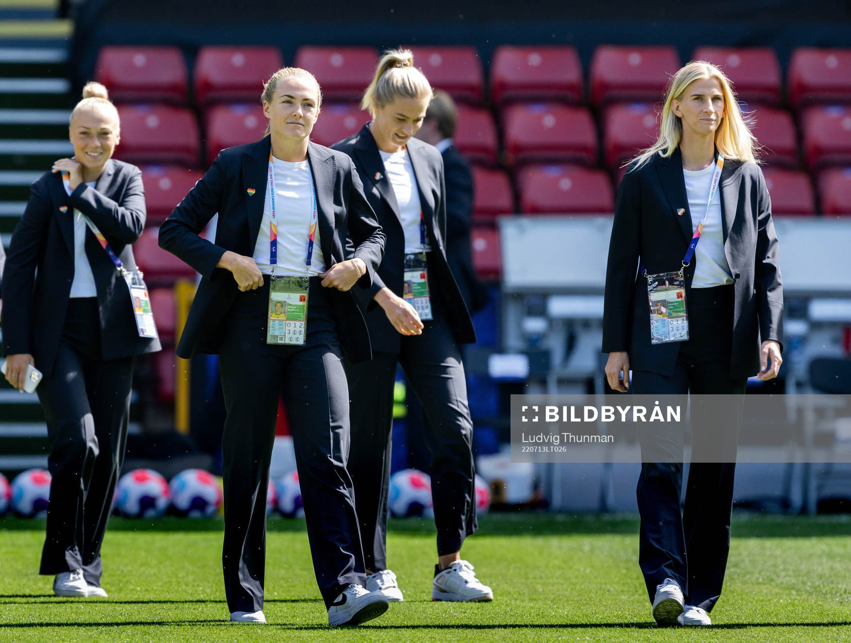 Hanna Bennison . Magdalena Eriksson . Fridolina Rolfö and
