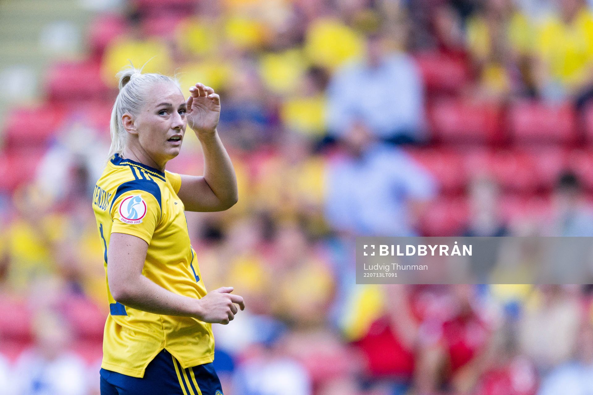 Stina Blackstenius of Sweden