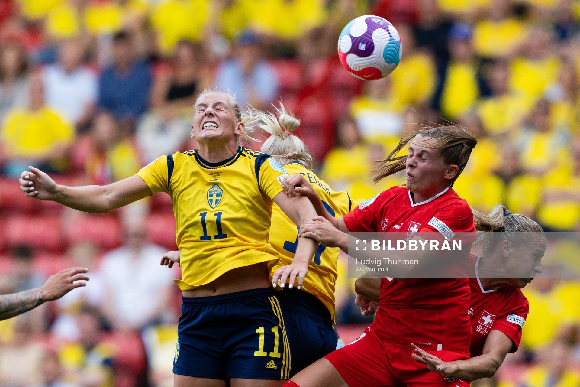 Stina Blackstenius of Sweden