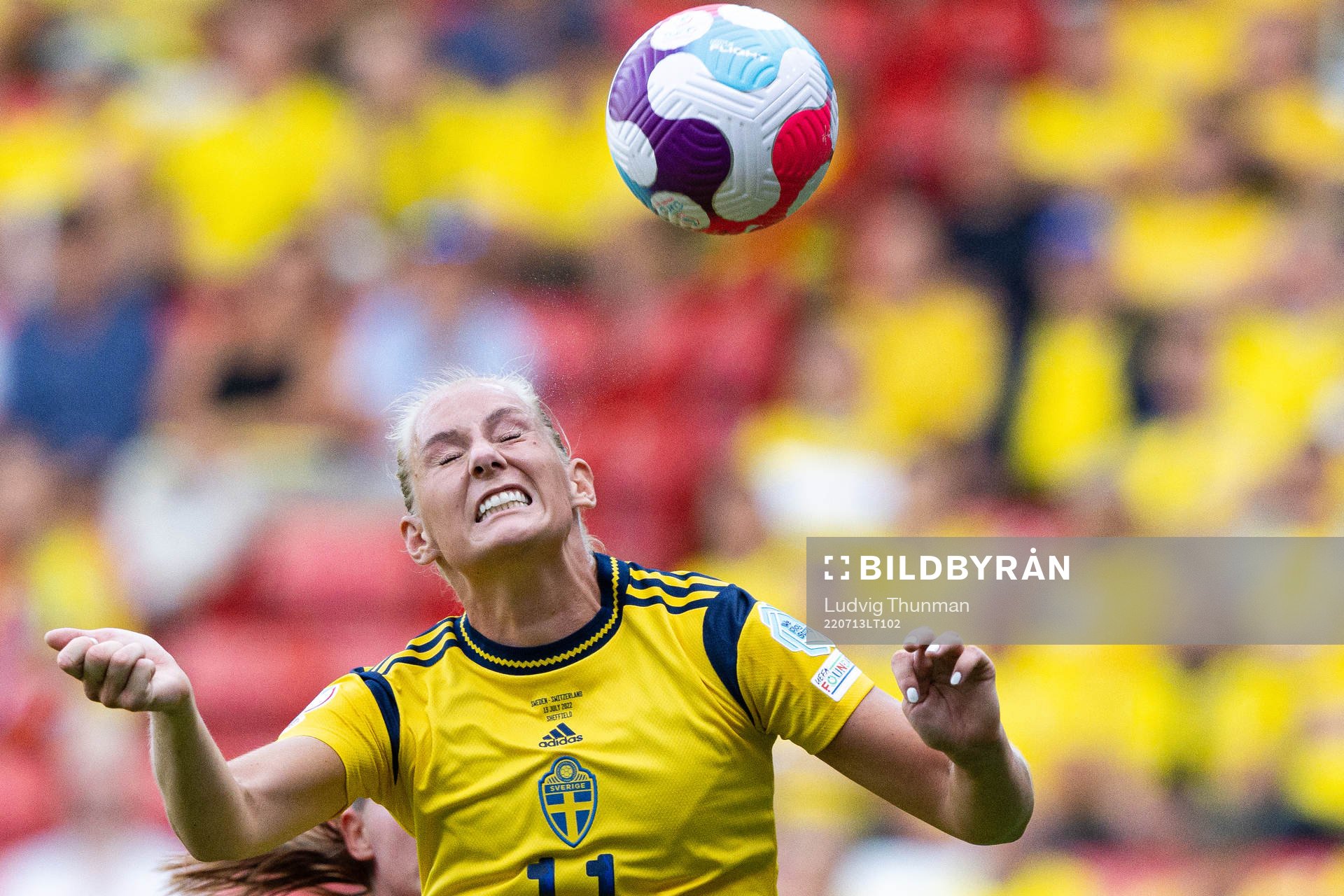 Stina Blackstenius of Sweden