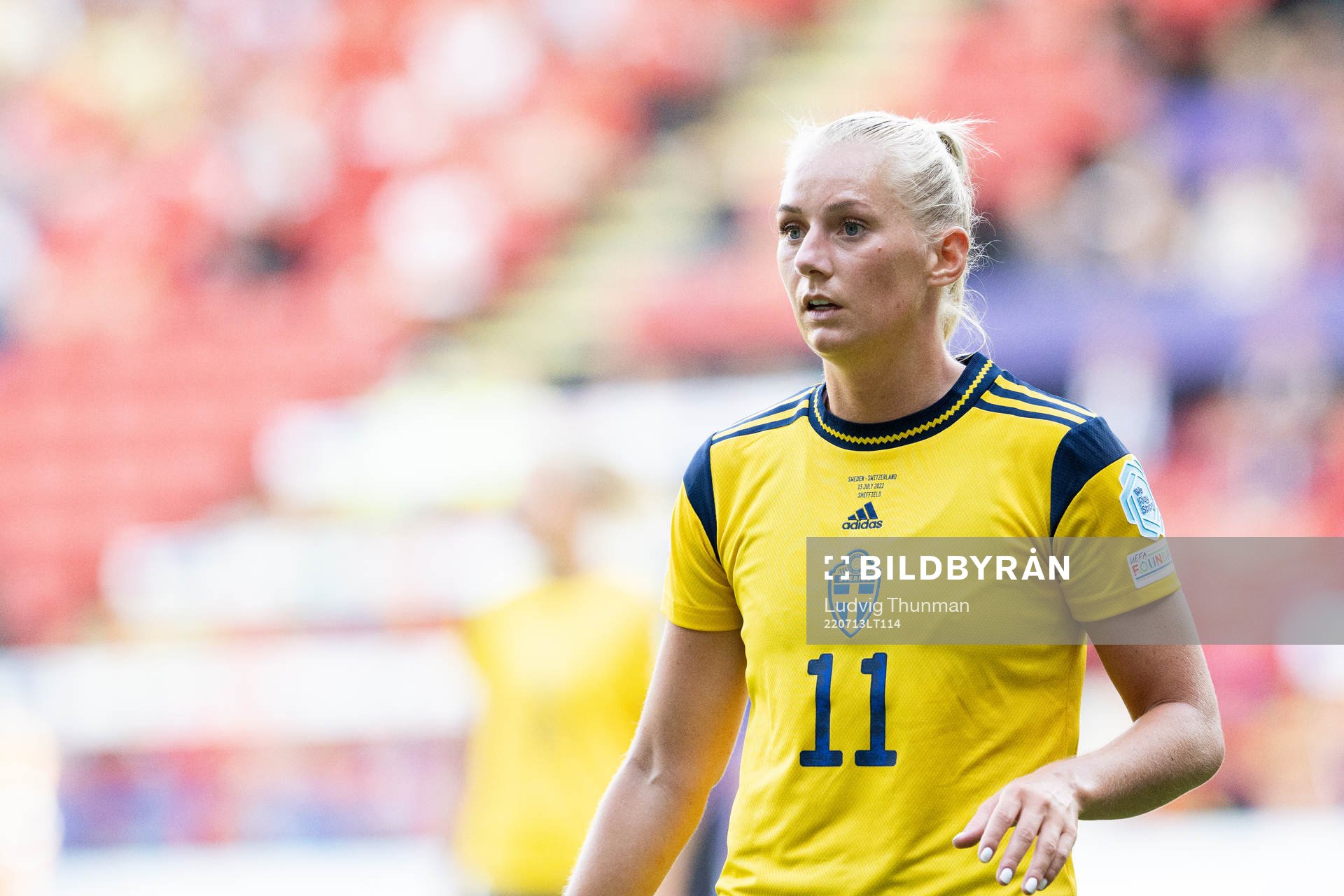 Stina Blackstenius of Sweden