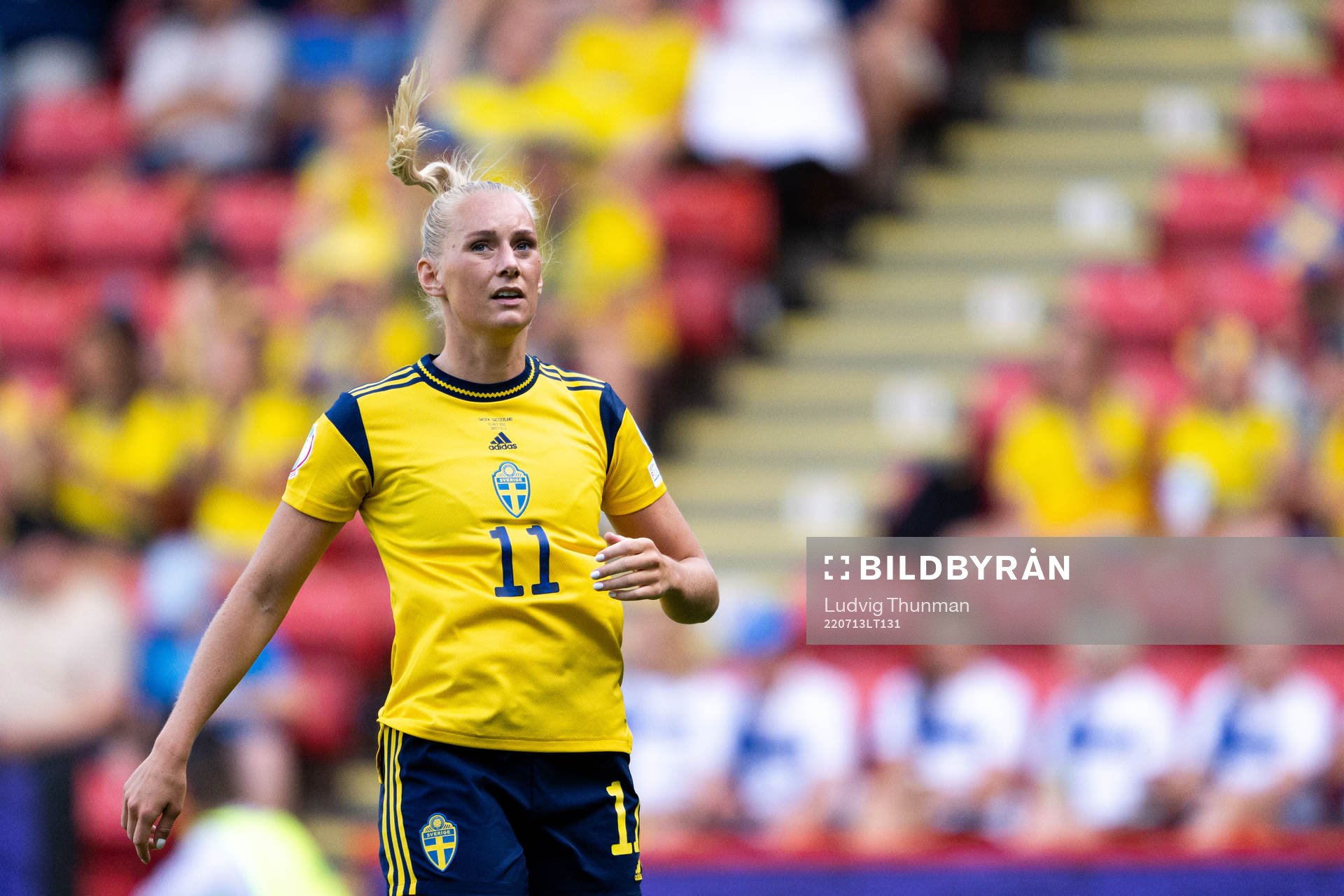 Stina Blackstenius of Sweden
