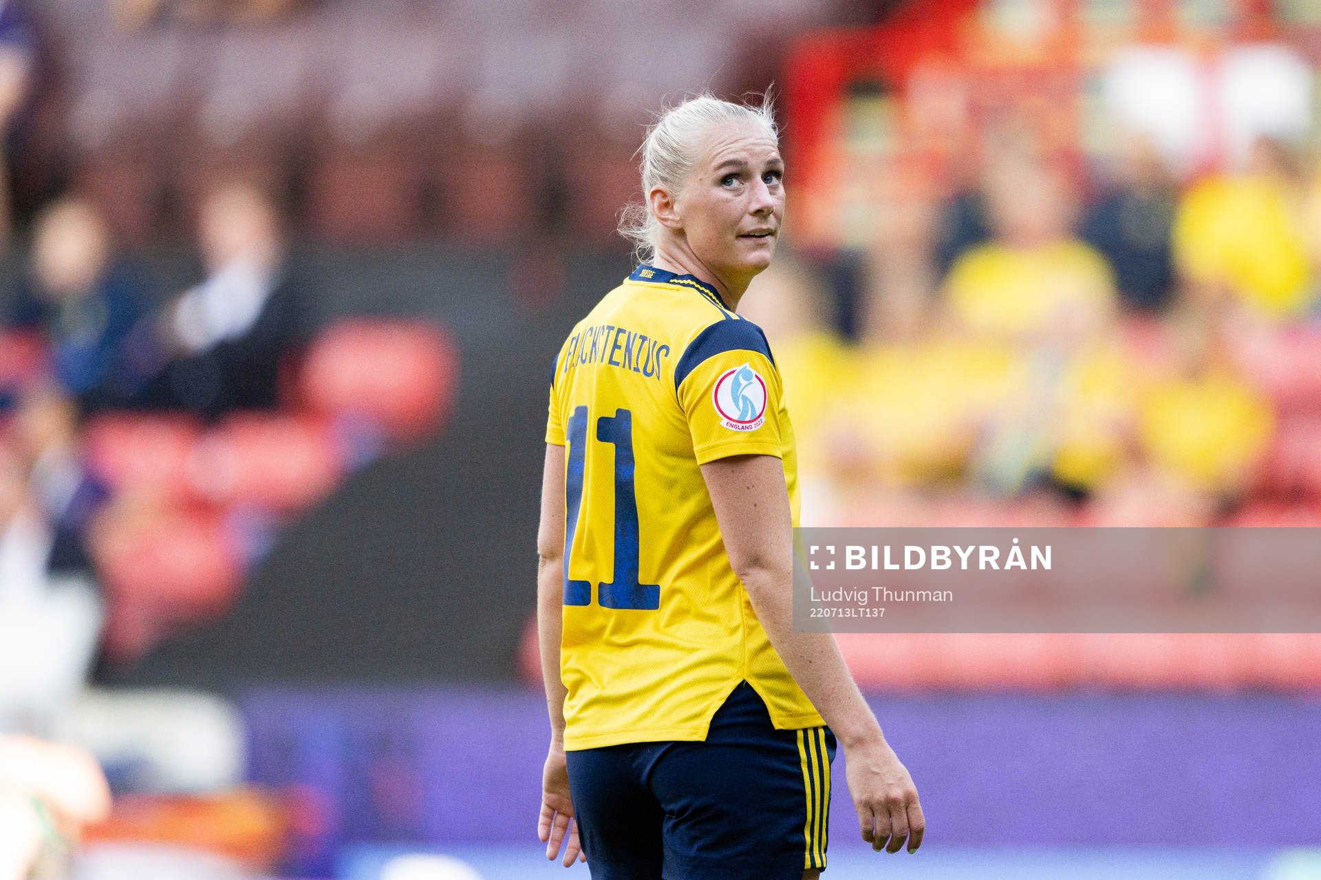 Stina Blackstenius of Sweden