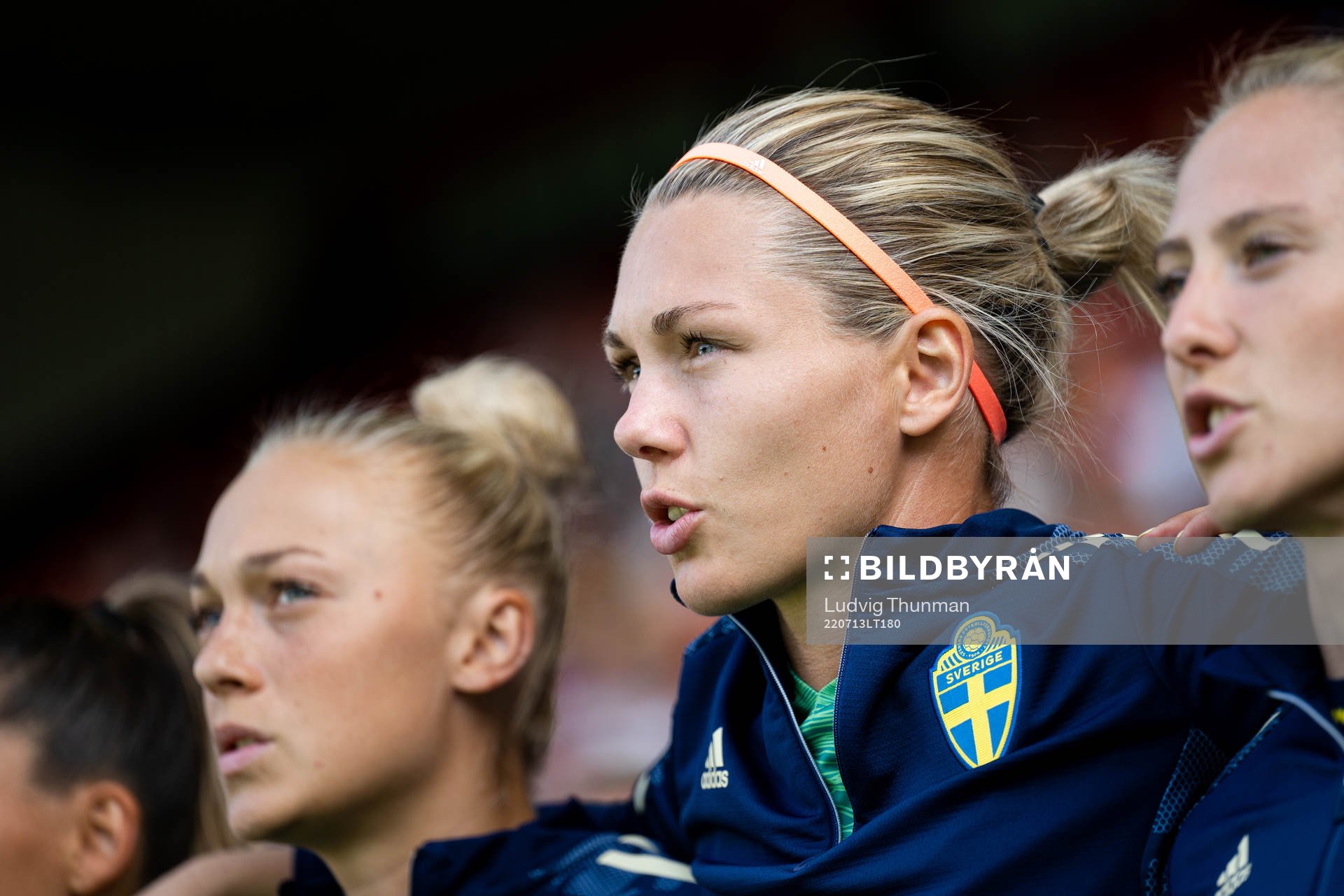 Goalkeeper Jennifer Falk of Sweden