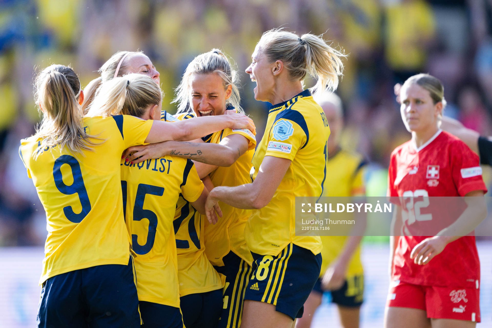 Kosovare Asllani, Rebecka Blomqvist , Amanda Ilestedt ,