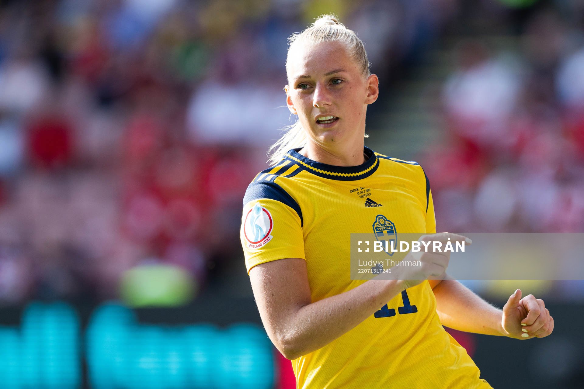 Stina Blackstenius of Sweden