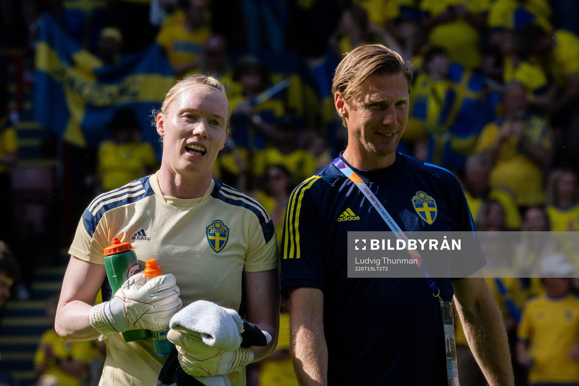 Goalkeeper Hedvig Lindahl of Sweden